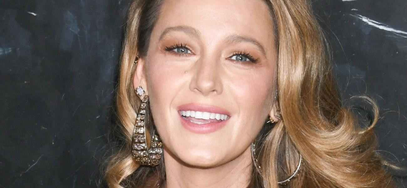 Blake Lively smiles close up