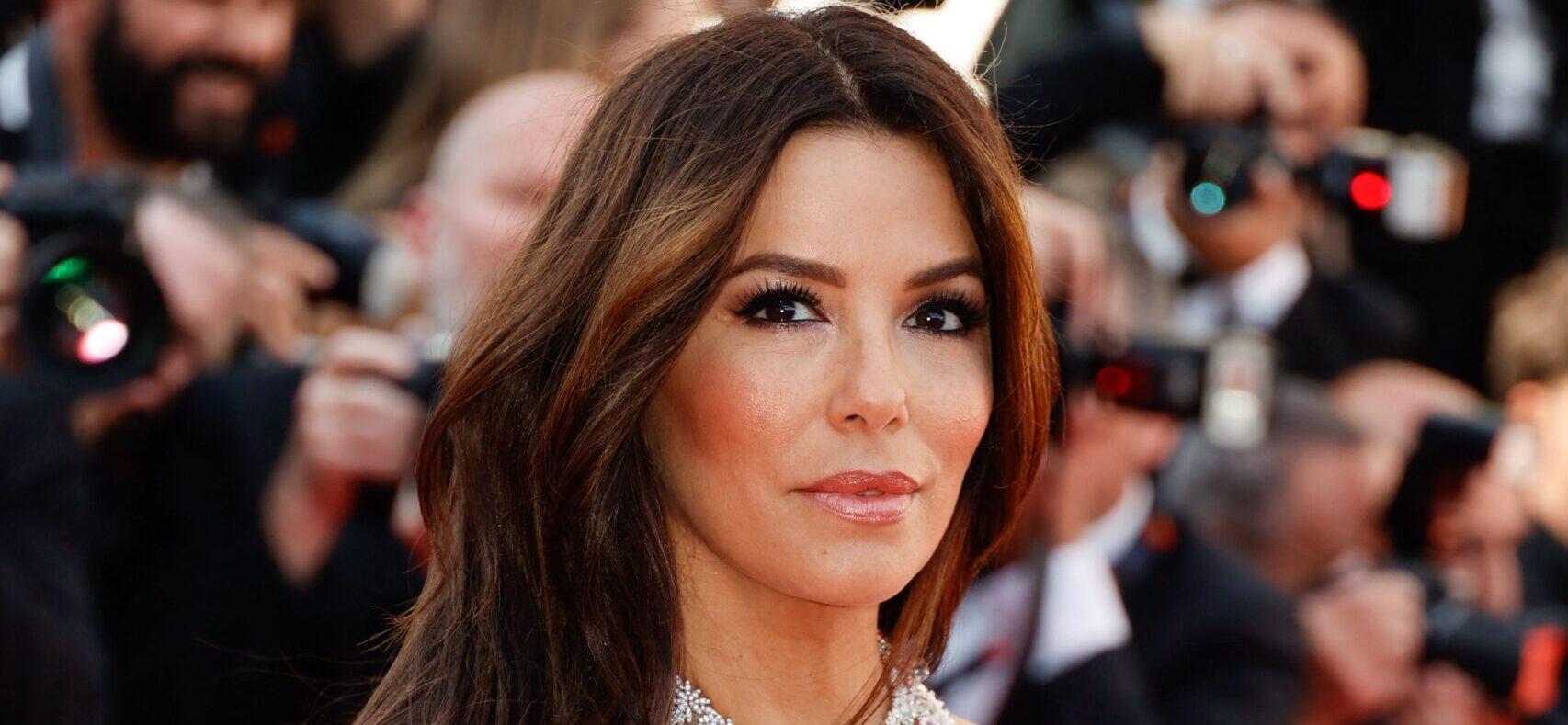 Kinds Of Kindness" Red Carpet at the 77th annual Cannes Film Festival at Palais des Festivals on May 17, 2024 in Cannes, France. 17 May 2024 Pictured: Eva Longoria. Photo credit: KCS Presse / MEGA TheMegaAgency.com +1 888 505 6342 (Mega Agency TagID: MEGA1140066_007.jpg) [Photo via Mega Agency]