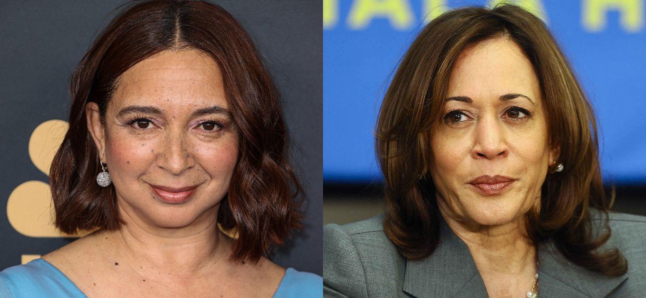 Maya Rudolph (left) Kamala Harris (right)