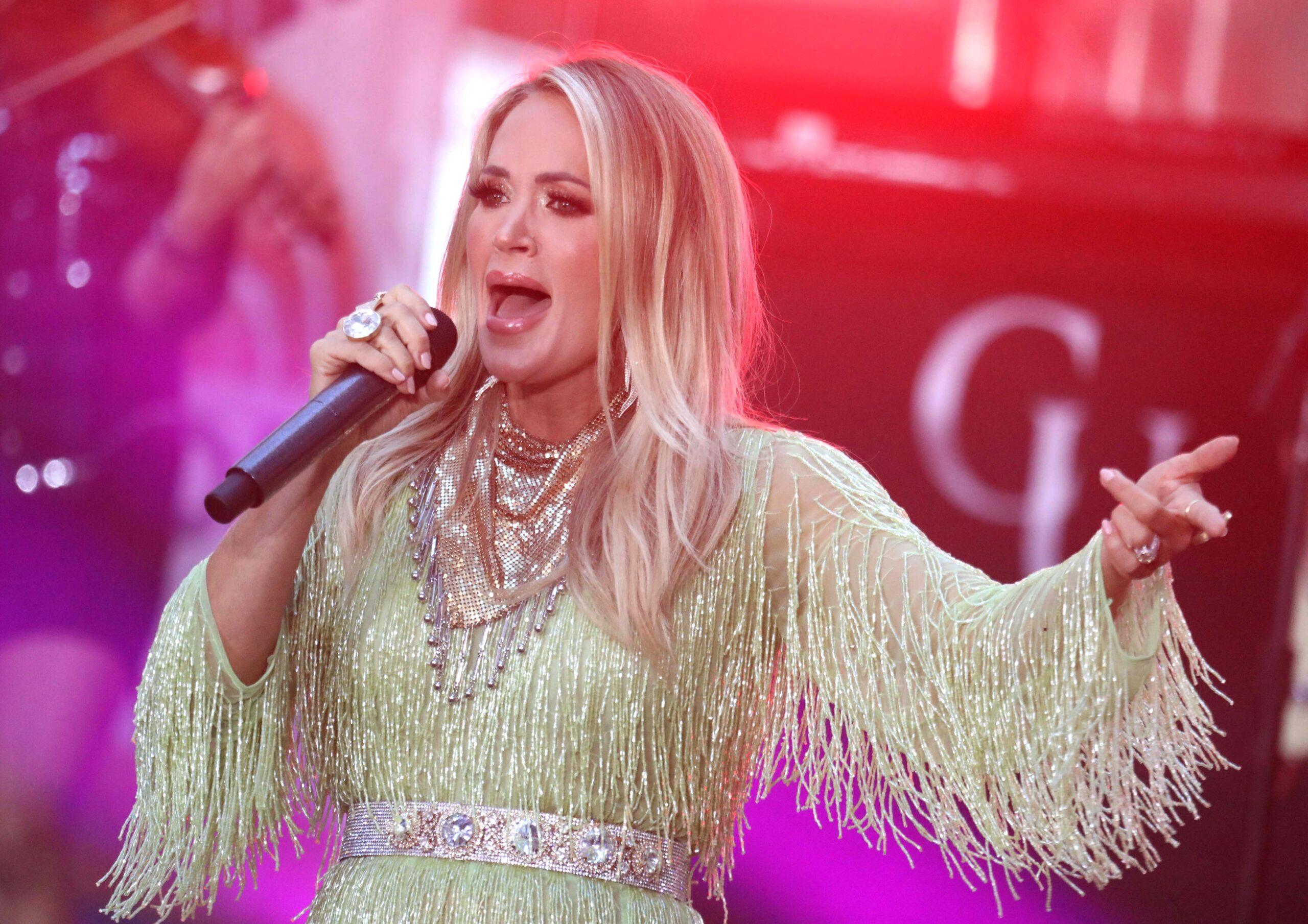 Carrie Underwood's performance on the Today Show