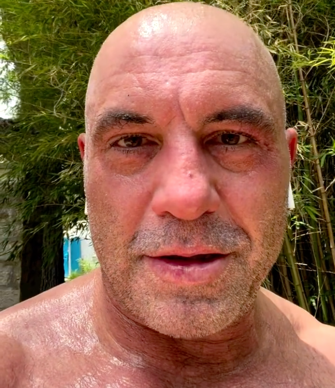 Joe Rogan takes a selfie