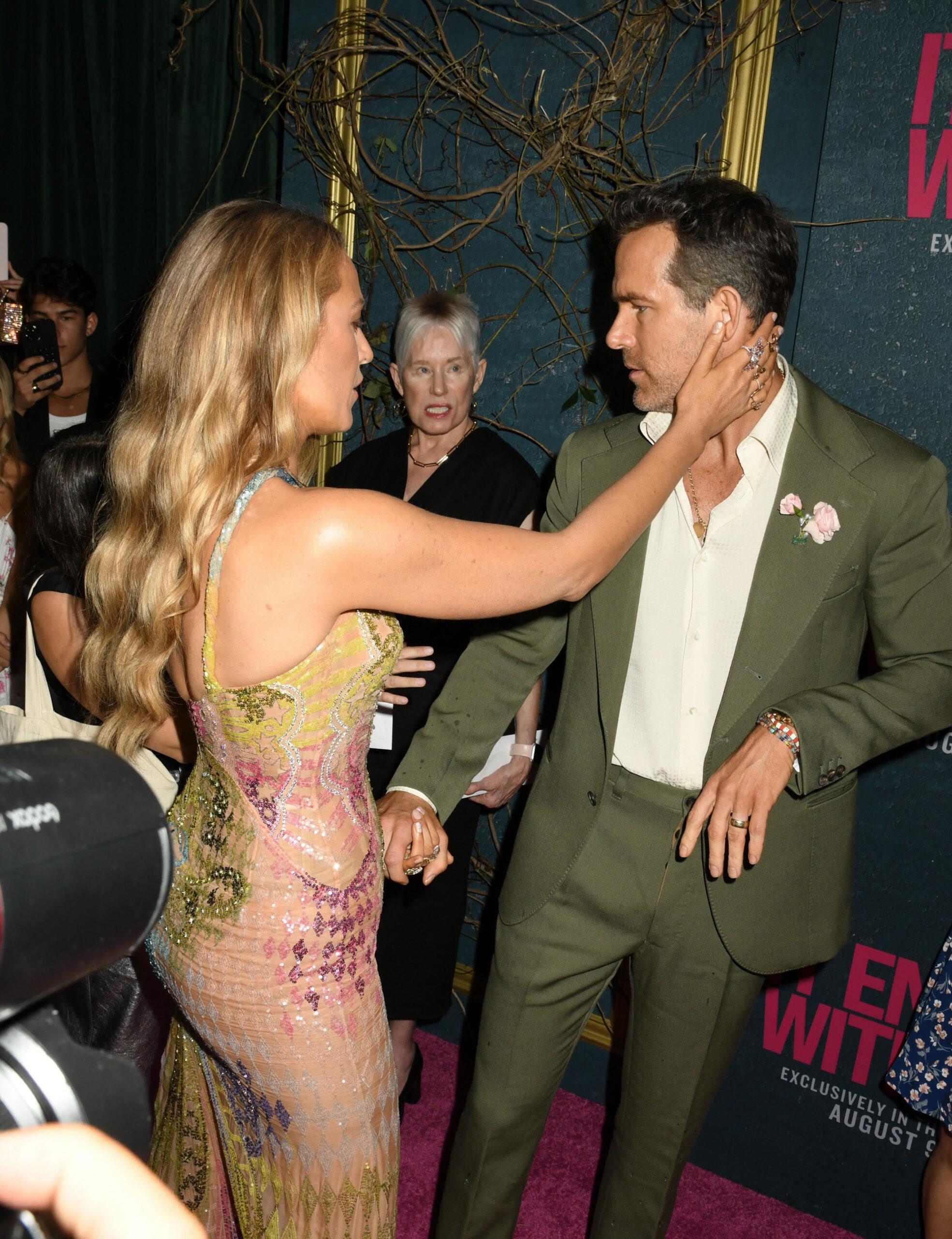 Blake Lively & Ryan Reynolds di Penayangan Perdana Dunia “It Ends With Us” di New York di NYC