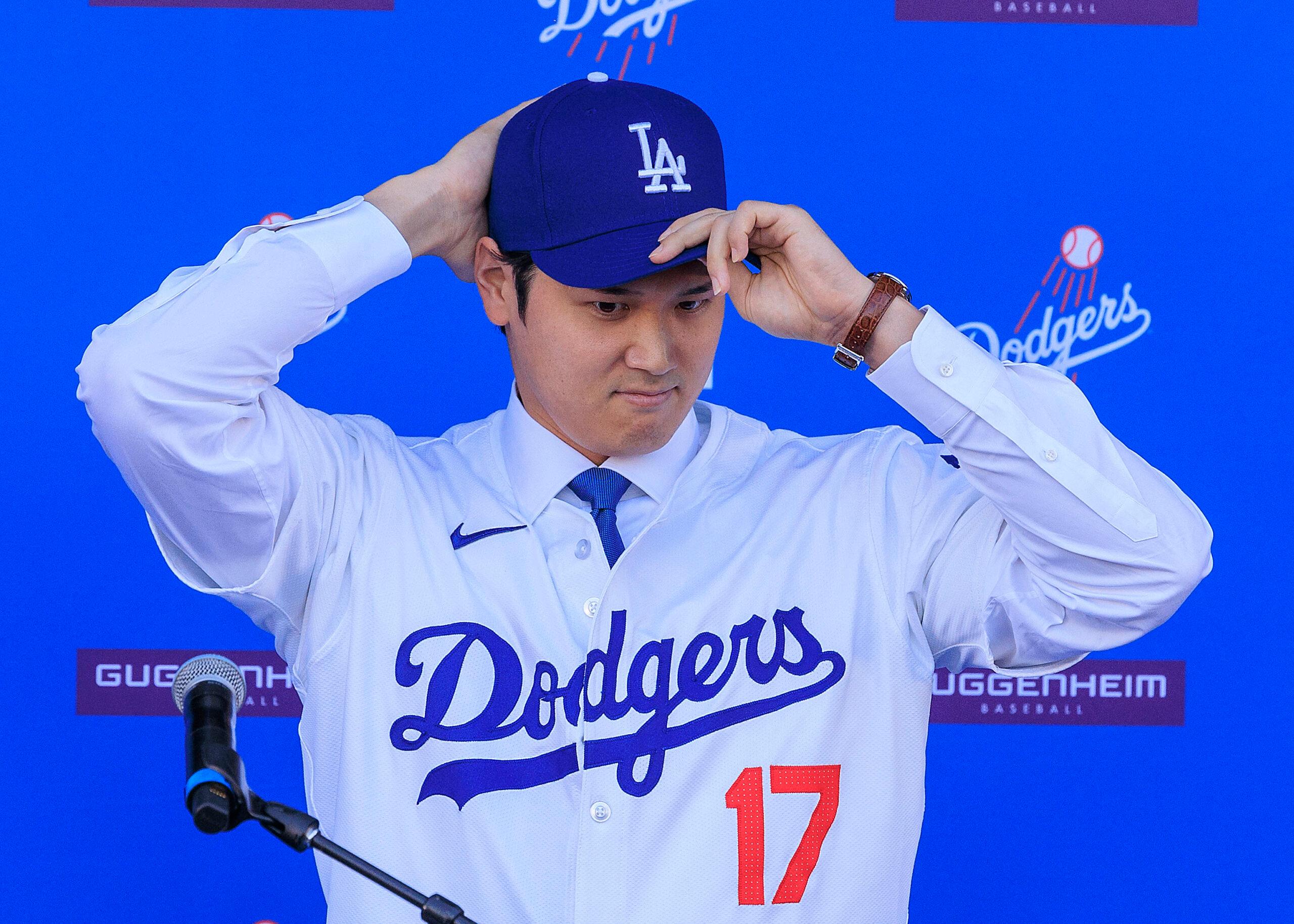 Dodgers przedstawiają Shohei Ohtaniego