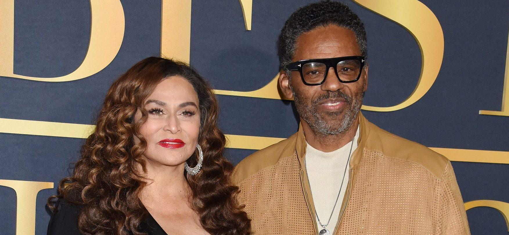 Tina Knowles and Richard Lawson attend Peacock's 'The Best Man: The Final Chapters' Premiere Event