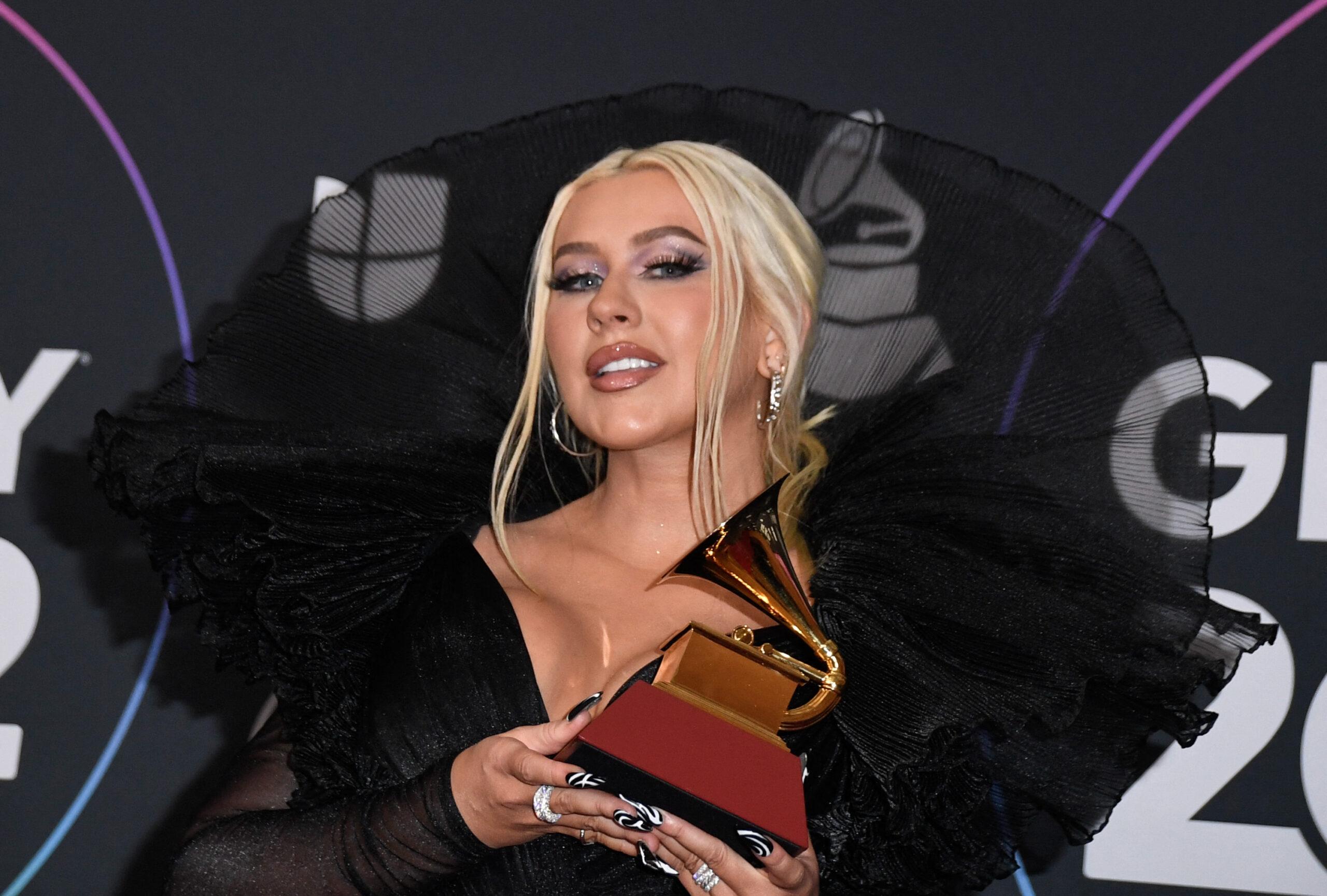 Christina Aguilera at 23rd Annual Latin Grammy Awards 