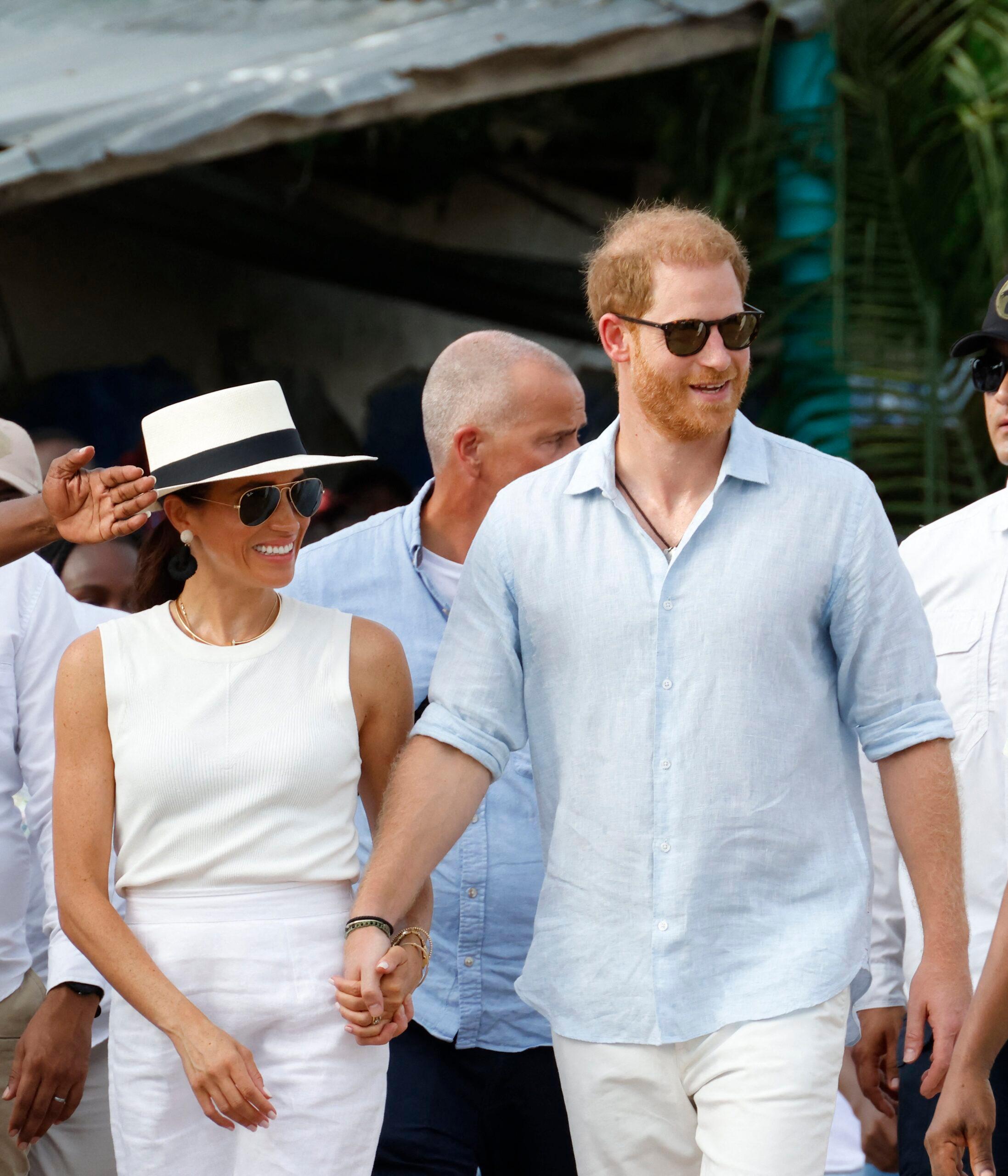 Meghan Markle i książę Harry w Kolumbii