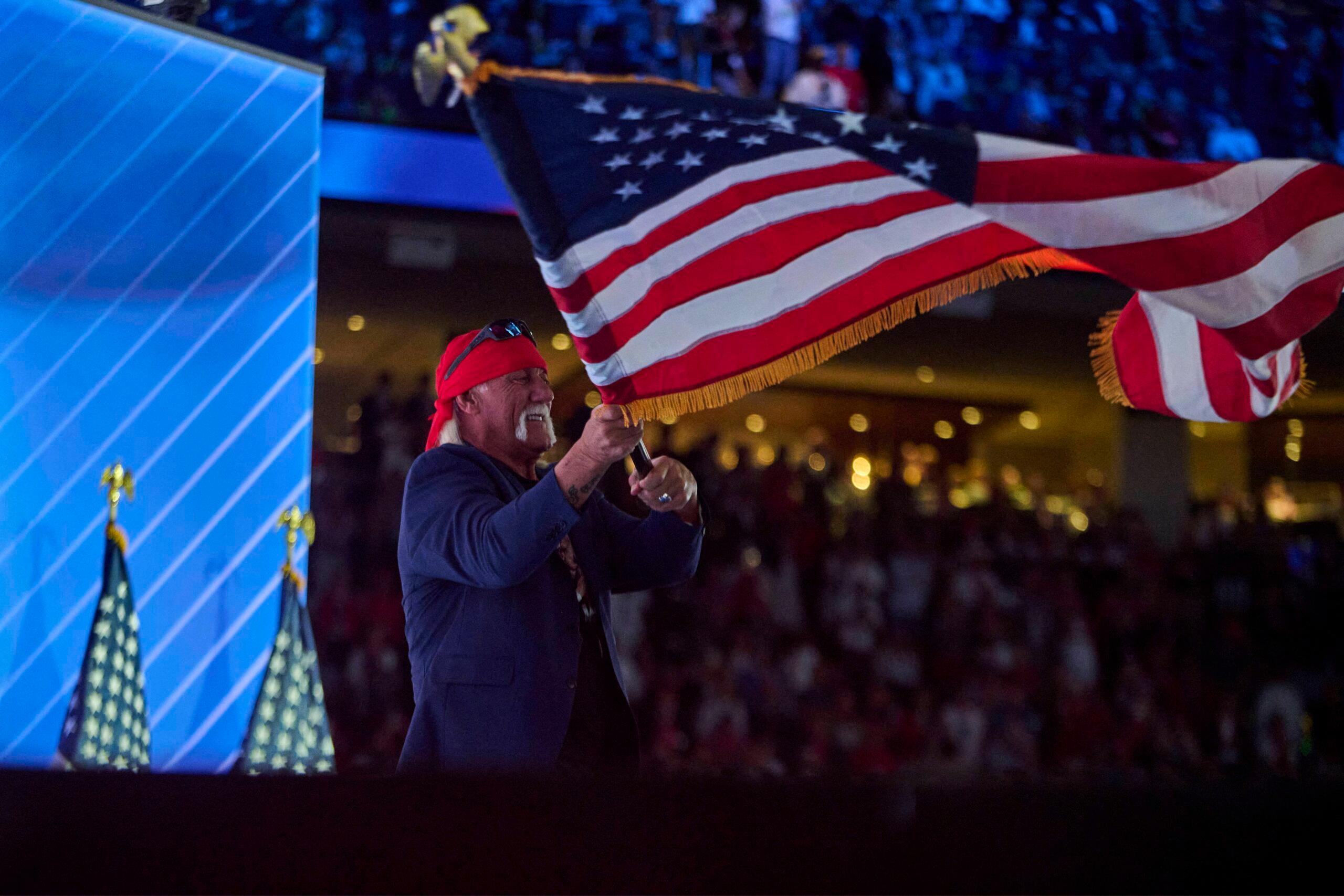 Hulk Hogan na Convenção Nacional Republicana de 2024