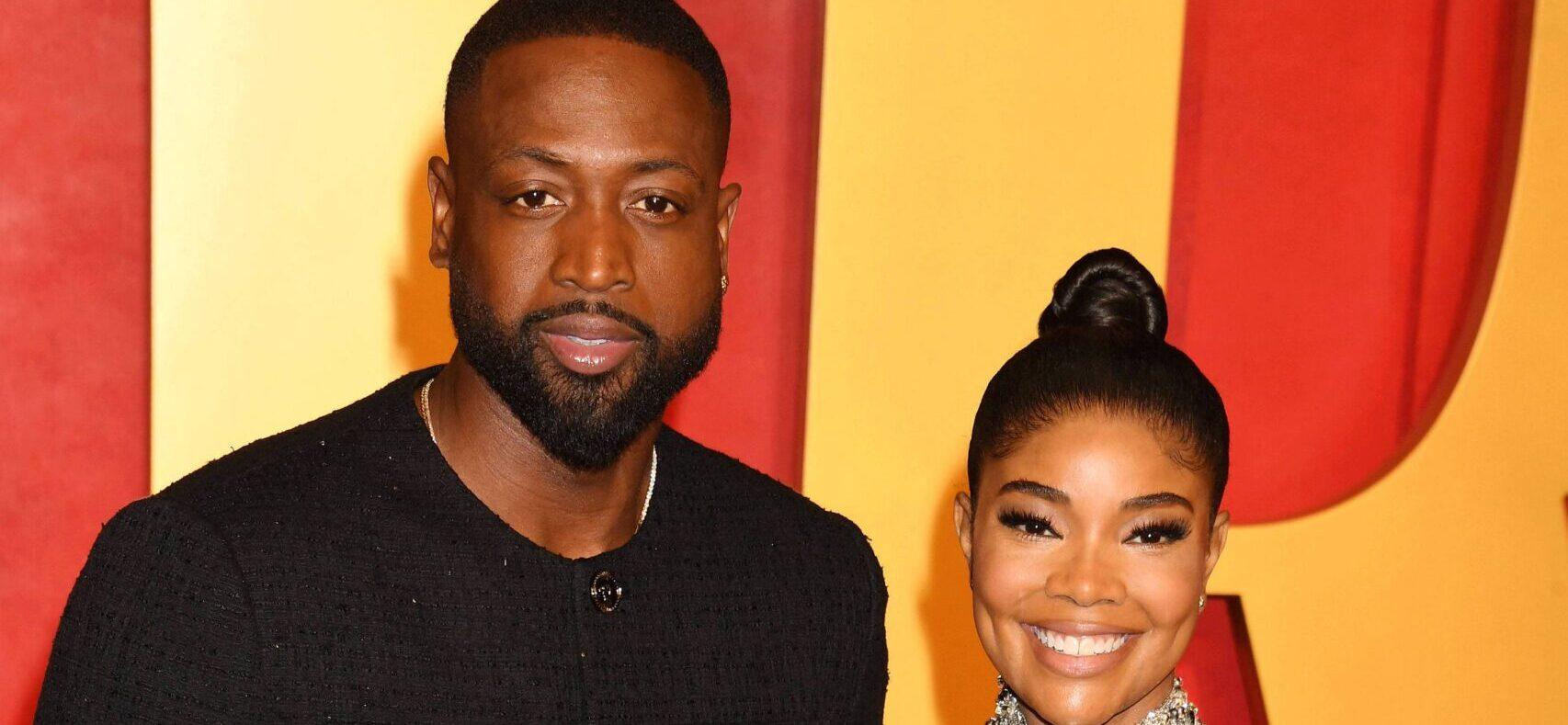 2024 Vanity Fair Oscar Party Hosted By Radhika Jones. 10 Mar 2024 Pictured: Dwyane Wade, Gabrielle Union. Photo credit: Jeffrey Mayer/JTMPhotos, Int'l. / MEGA TheMegaAgency.com +1 888 505 6342 (Mega Agency TagID: MEGA1110164_056.jpg) [Photo via Mega Agency]