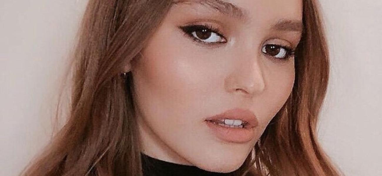 Lily-Rose Depp close up