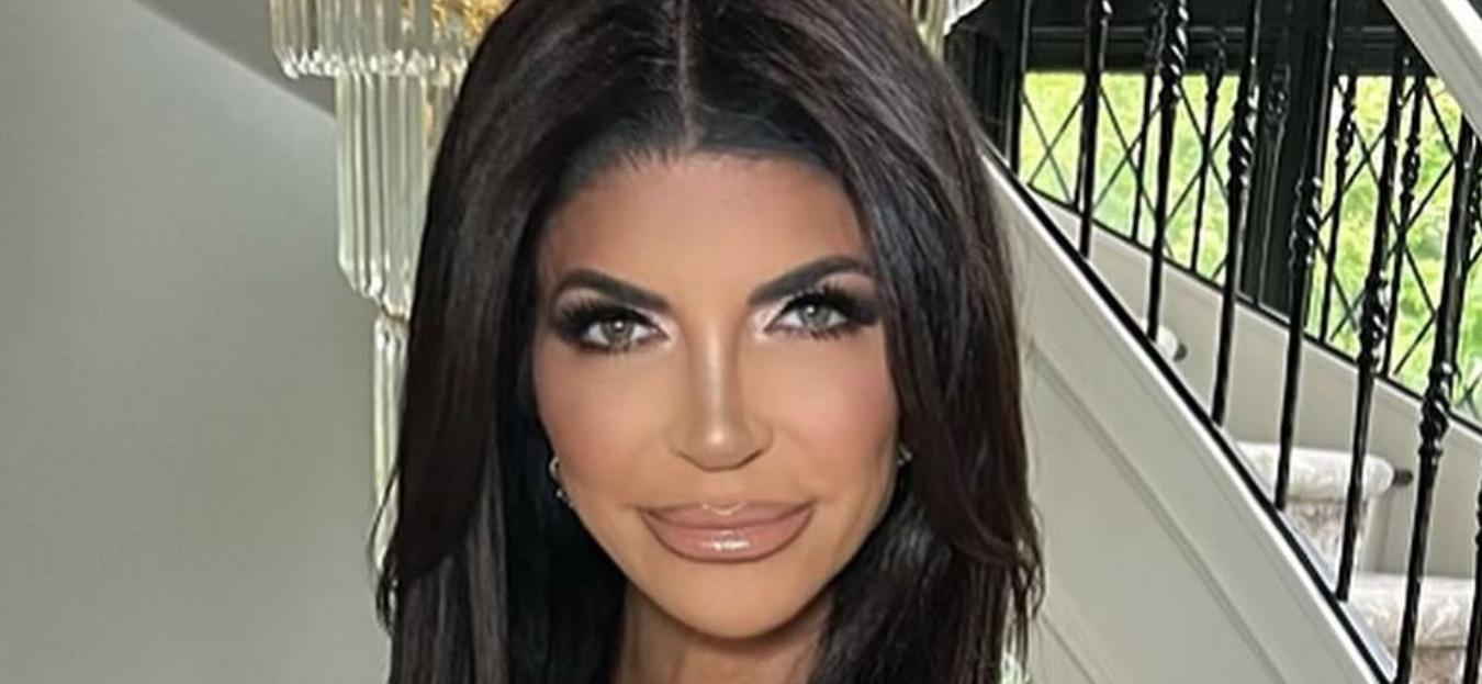 Teresa Giudice poses for the camera.