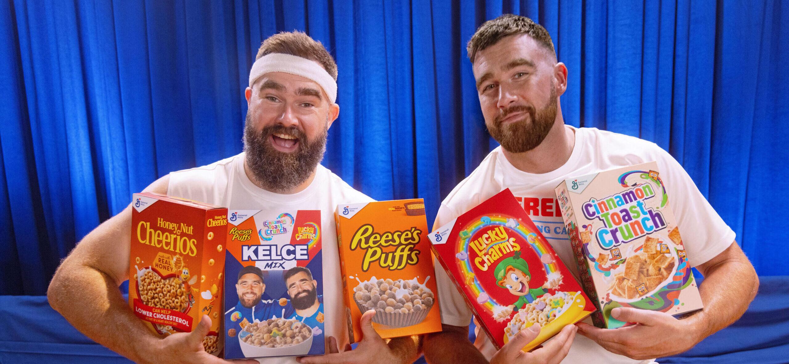 Travis and Jason Kelce launch their own Kelce Mix breakfast cereal