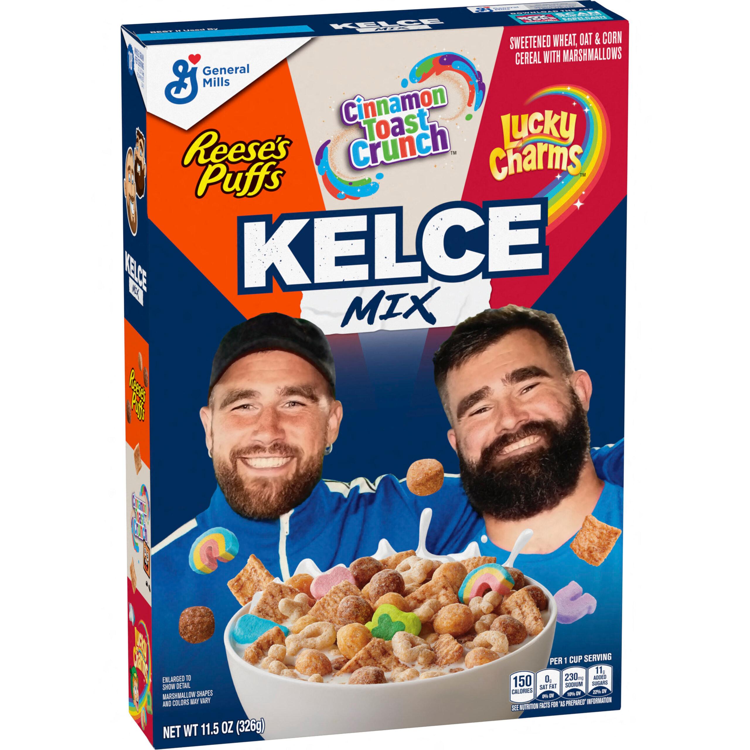 Travis e Jason Kelce lançam seu próprio cereal matinal Kelce Mix