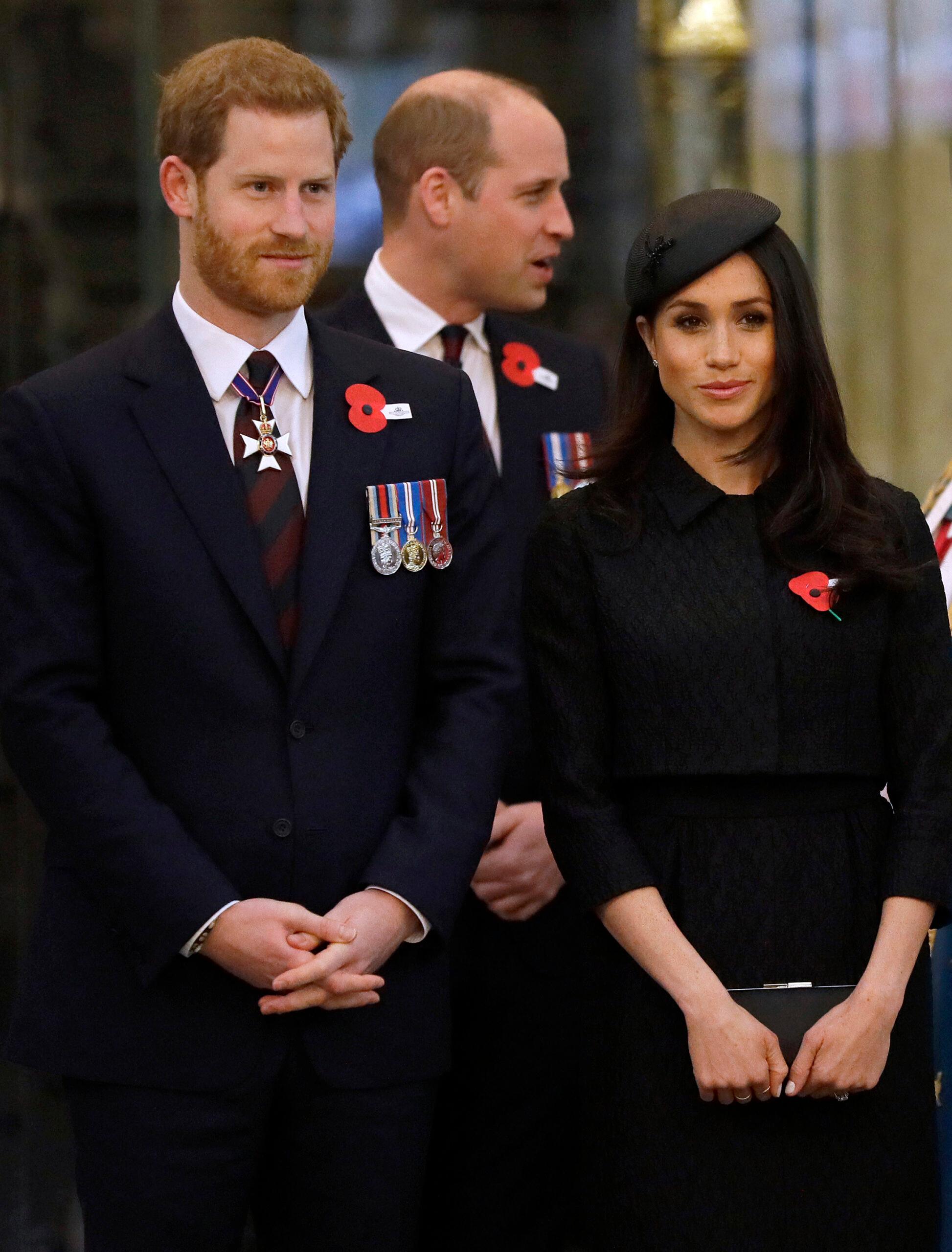 Pangeran Harry, Pangeran William, Meghan Markle