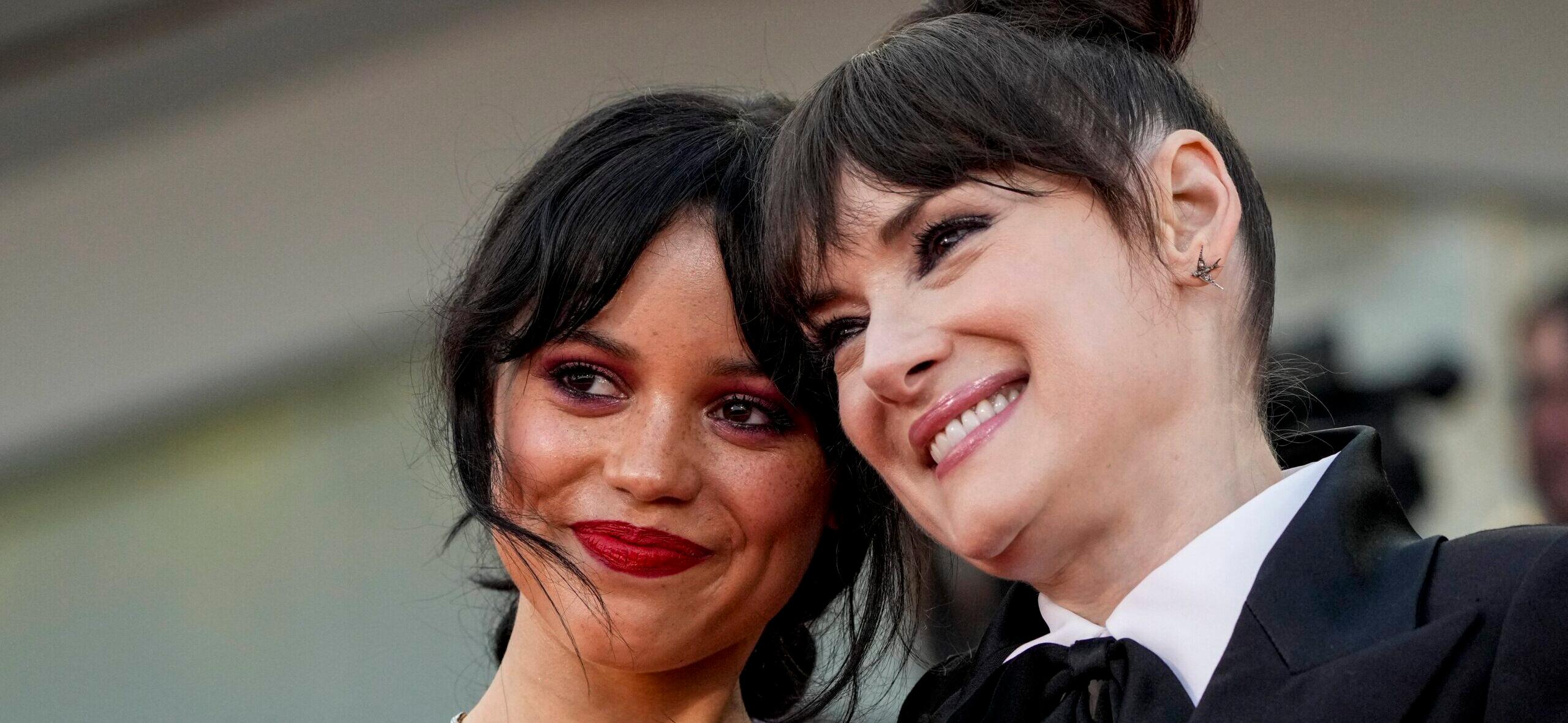 Jenna Ortega and Winona Ryder at Opening Ceremony of the 81th Venice International Film Festival