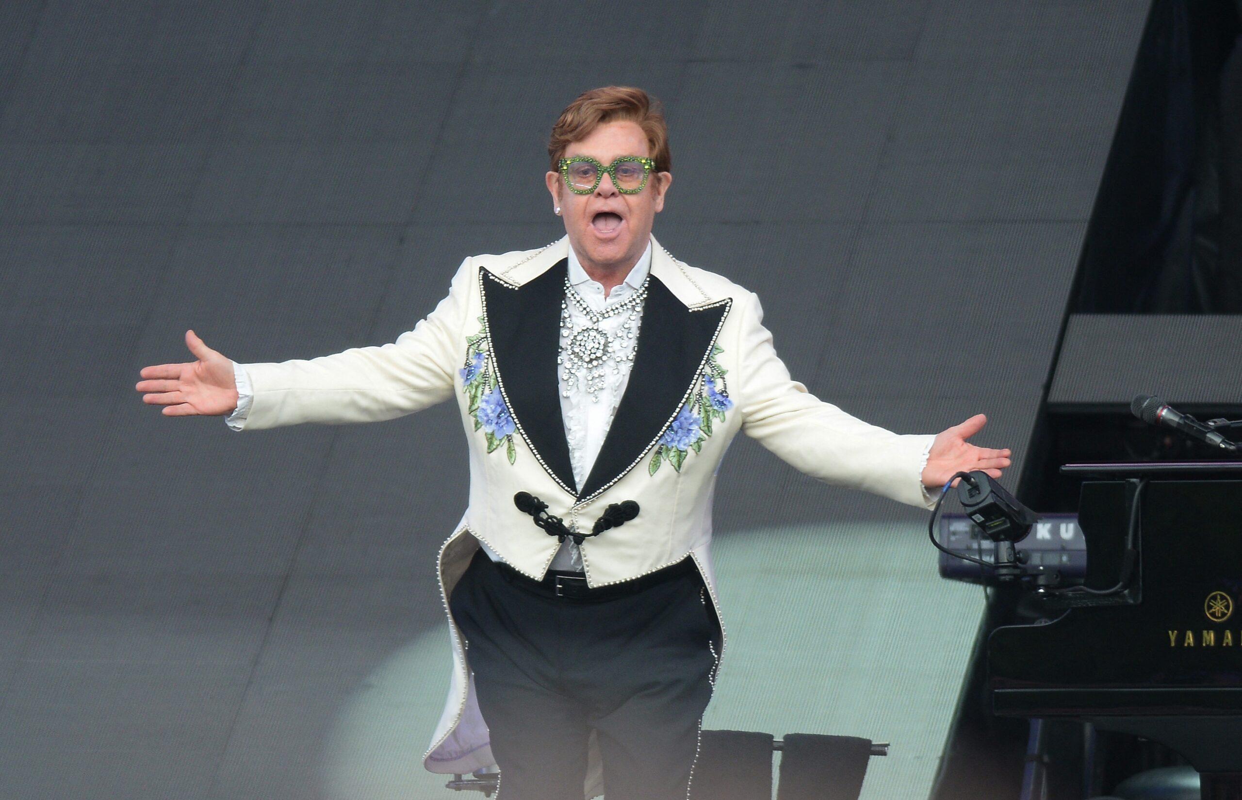 Sir Elton John headlining the BST concert in Hyde Park