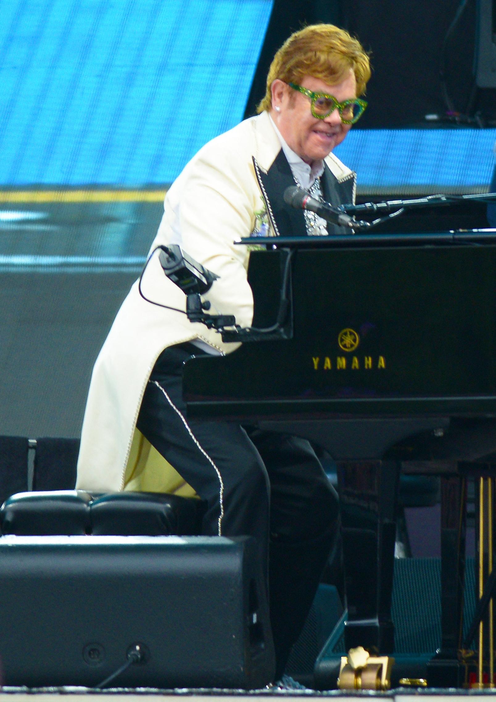 Sir Elton John headlining the BST concert in Hyde Park