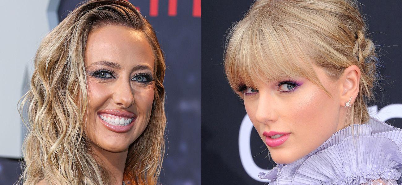 Brittany Mahomes (left) Taylor Swift (right)