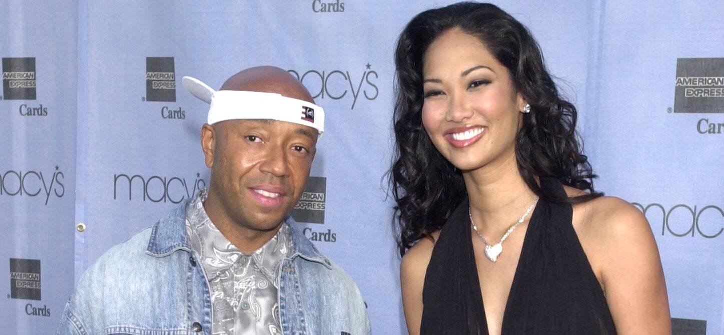 Russell Simmons and Kimora Lee Simmons arrives at Macy's Passport '01 fundraiser and fashion show to benefit HIV/AIDS research