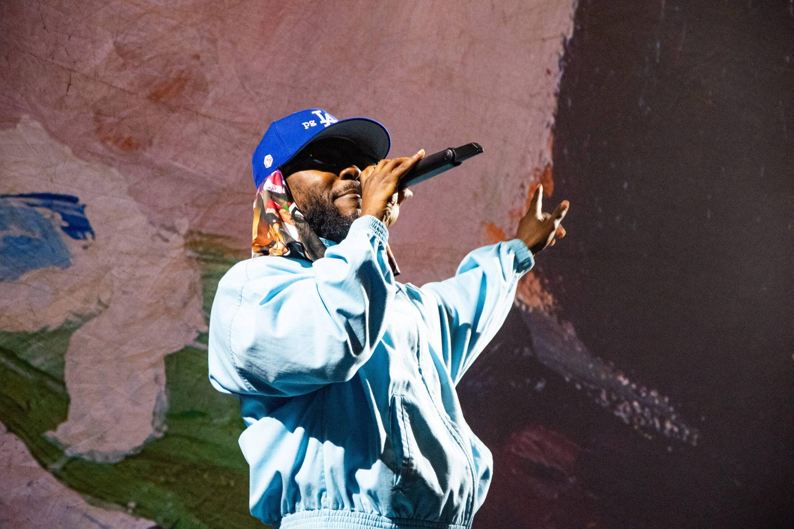 Kendrick Lamar performing at Outside Lands Music Festival 2023 - Day 1