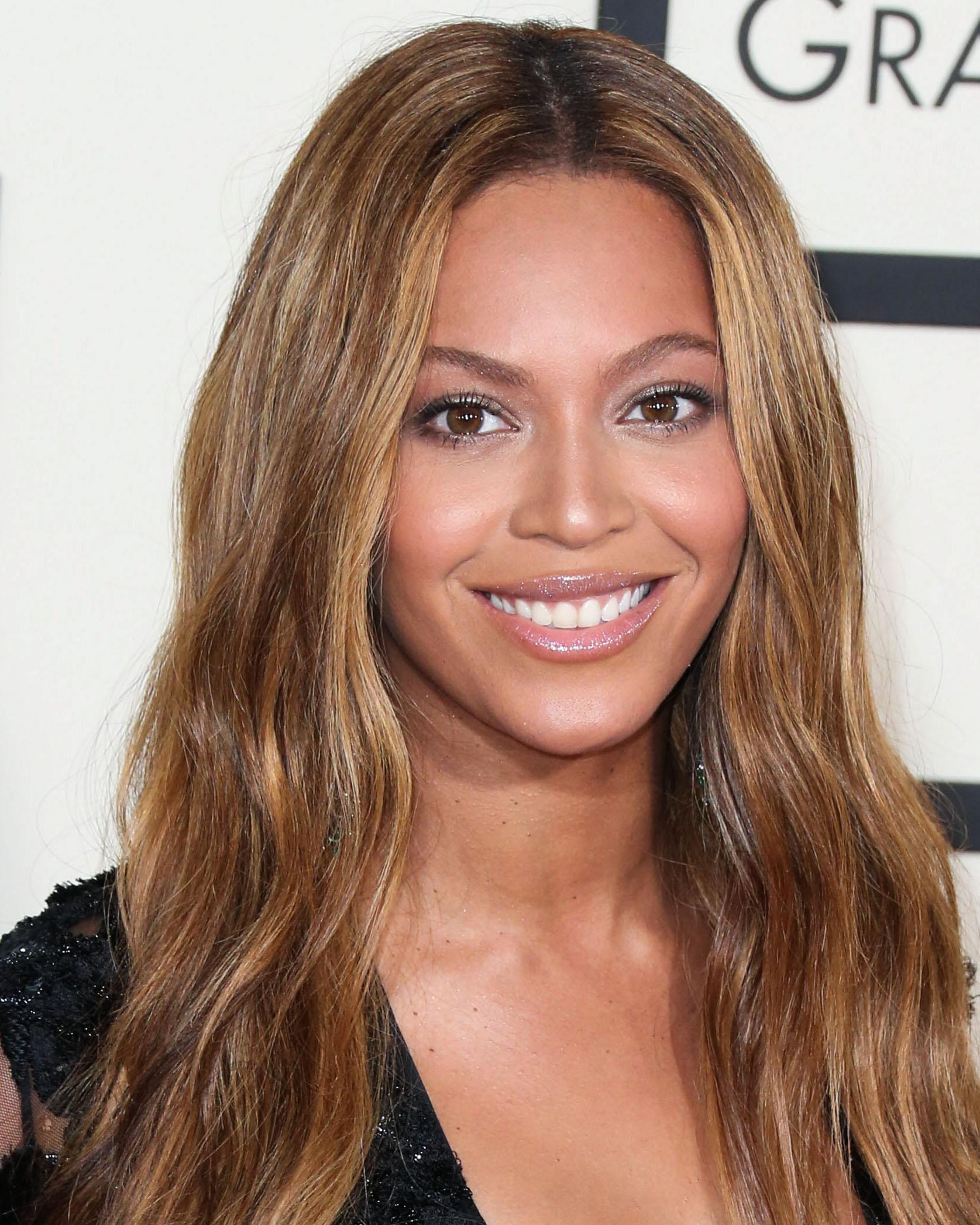 Beyonce smiling