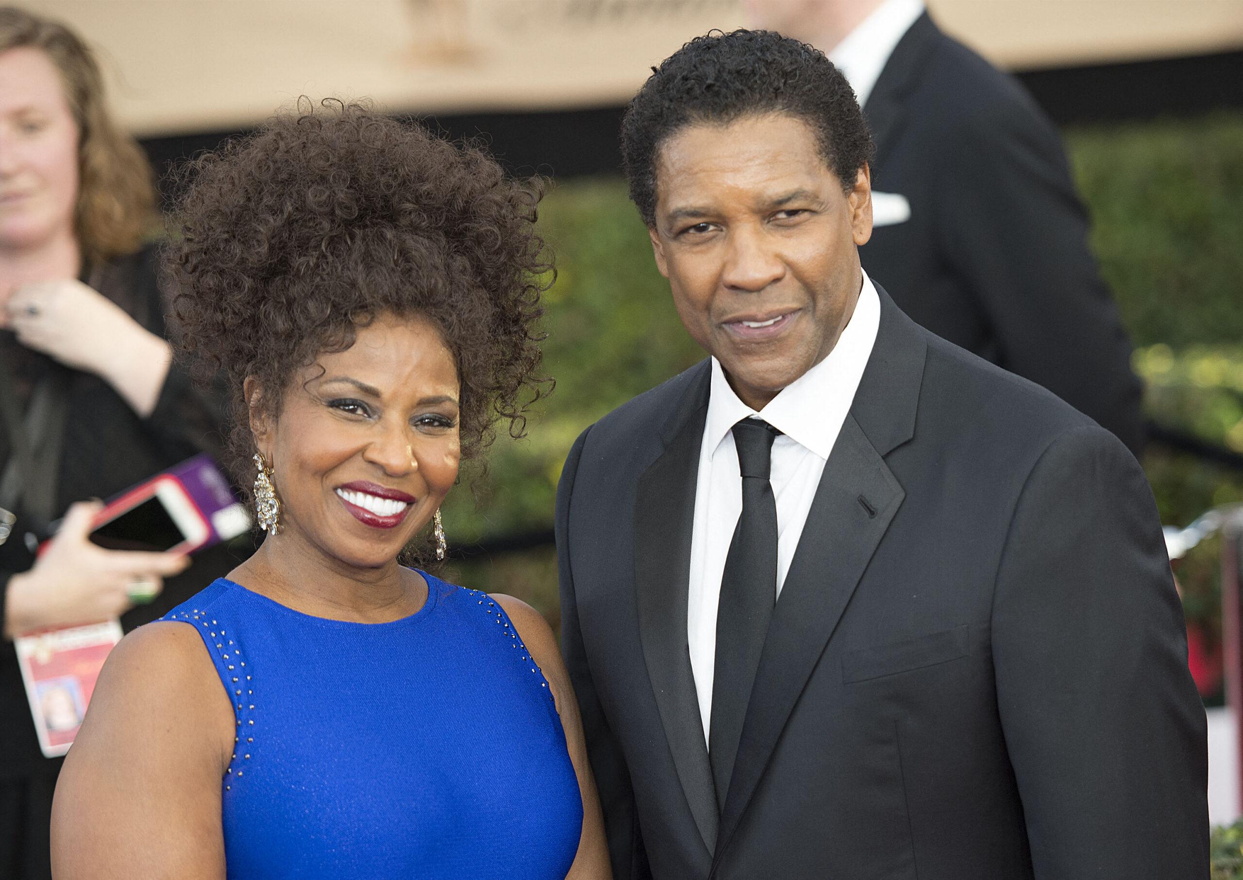 Pauletta Washington and Denzel Washington at the 23rd Annual Screen Actors Guild Awards