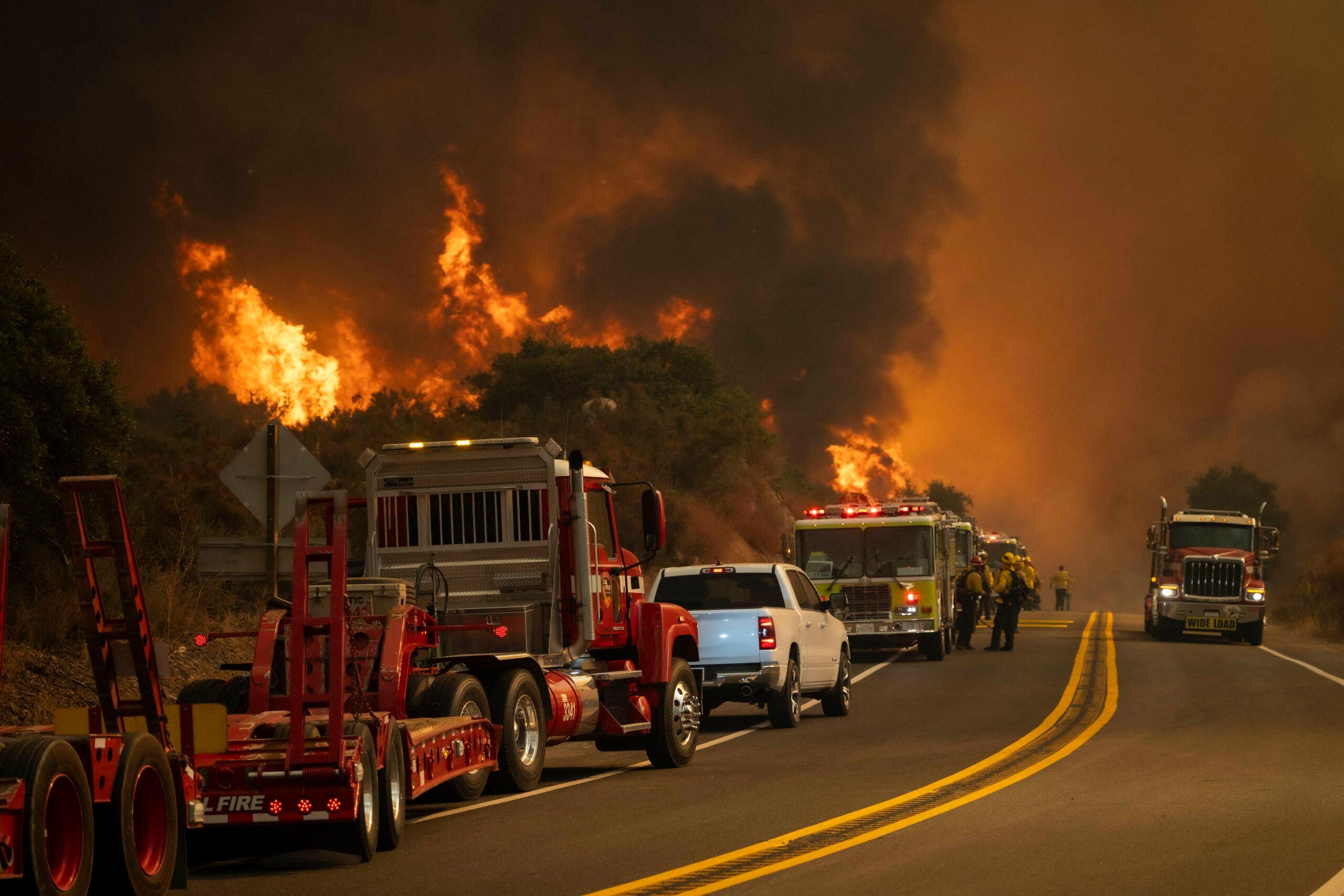 Incêndios florestais na Califórnia em 2024: incêndio no aeroporto