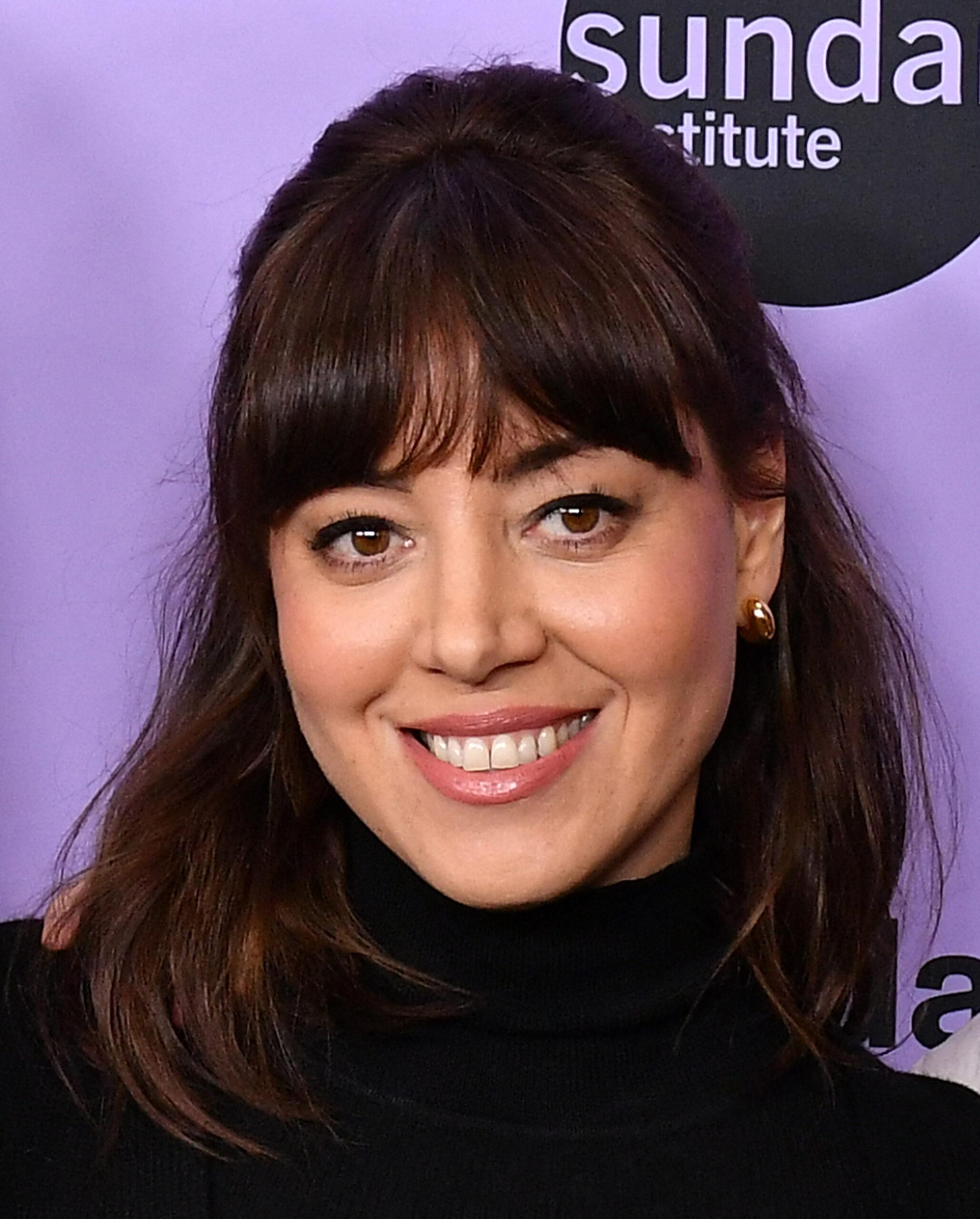 Aubrey Plaza at the 2024 Sundance Film Festival