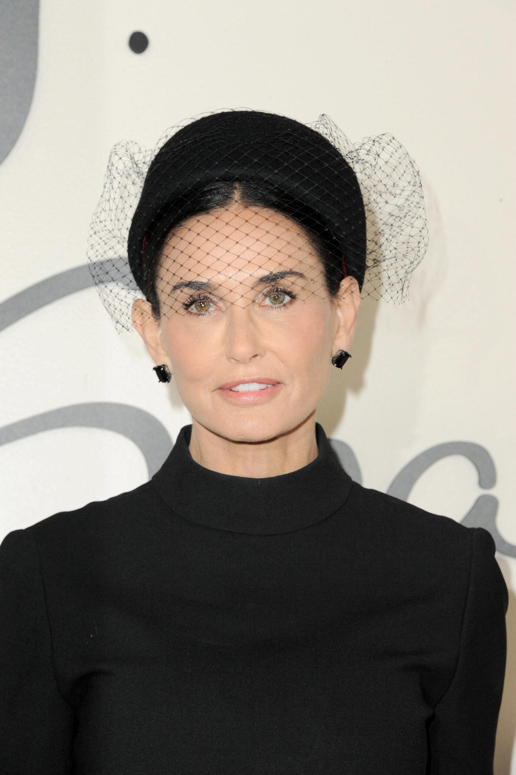 Demi Moore no evento do tapete vermelho 'Feud: Capote vs. The Swans' da FYC 