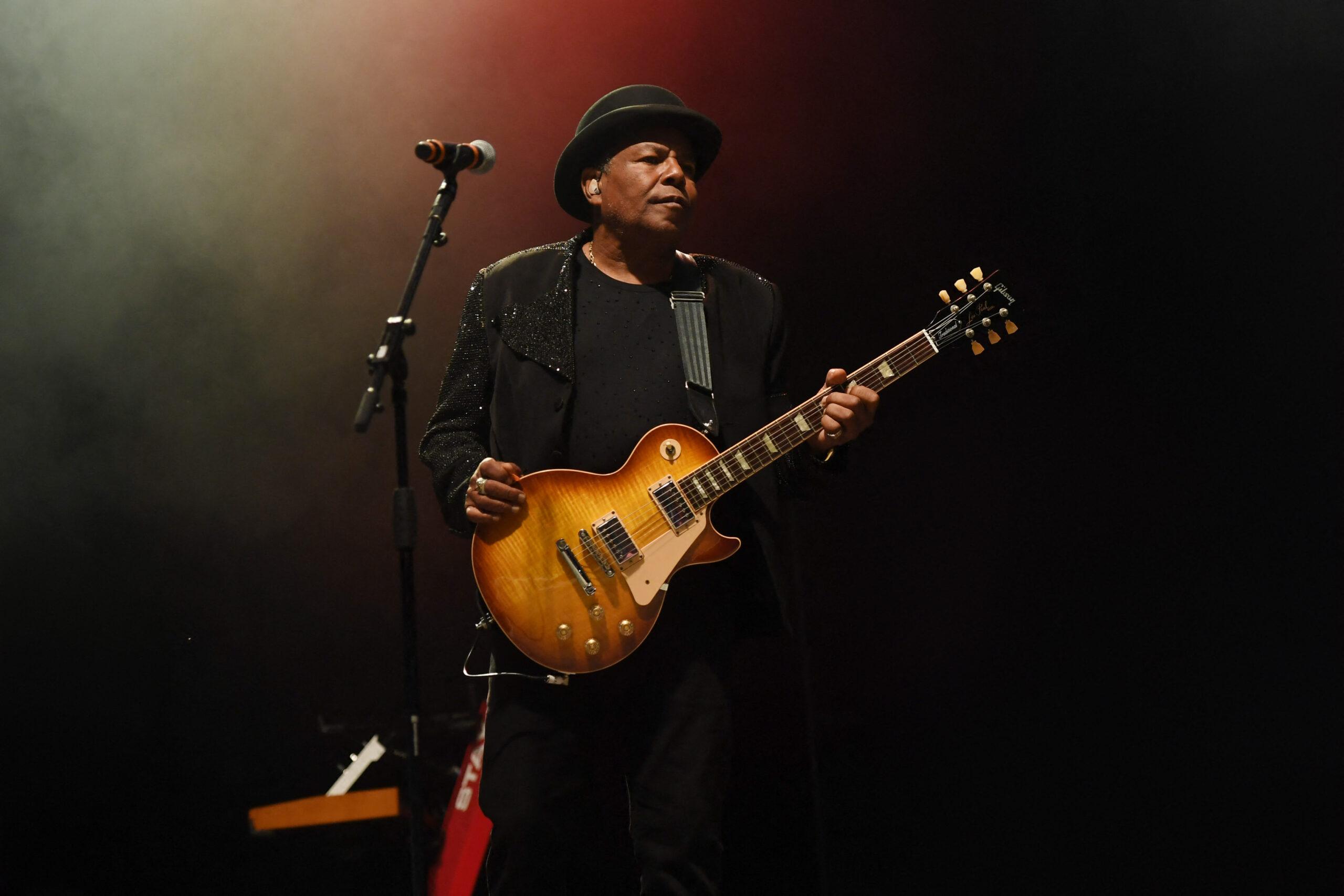 Tito Jackson performing with The Jacksons at Rewind performing at Rewind South