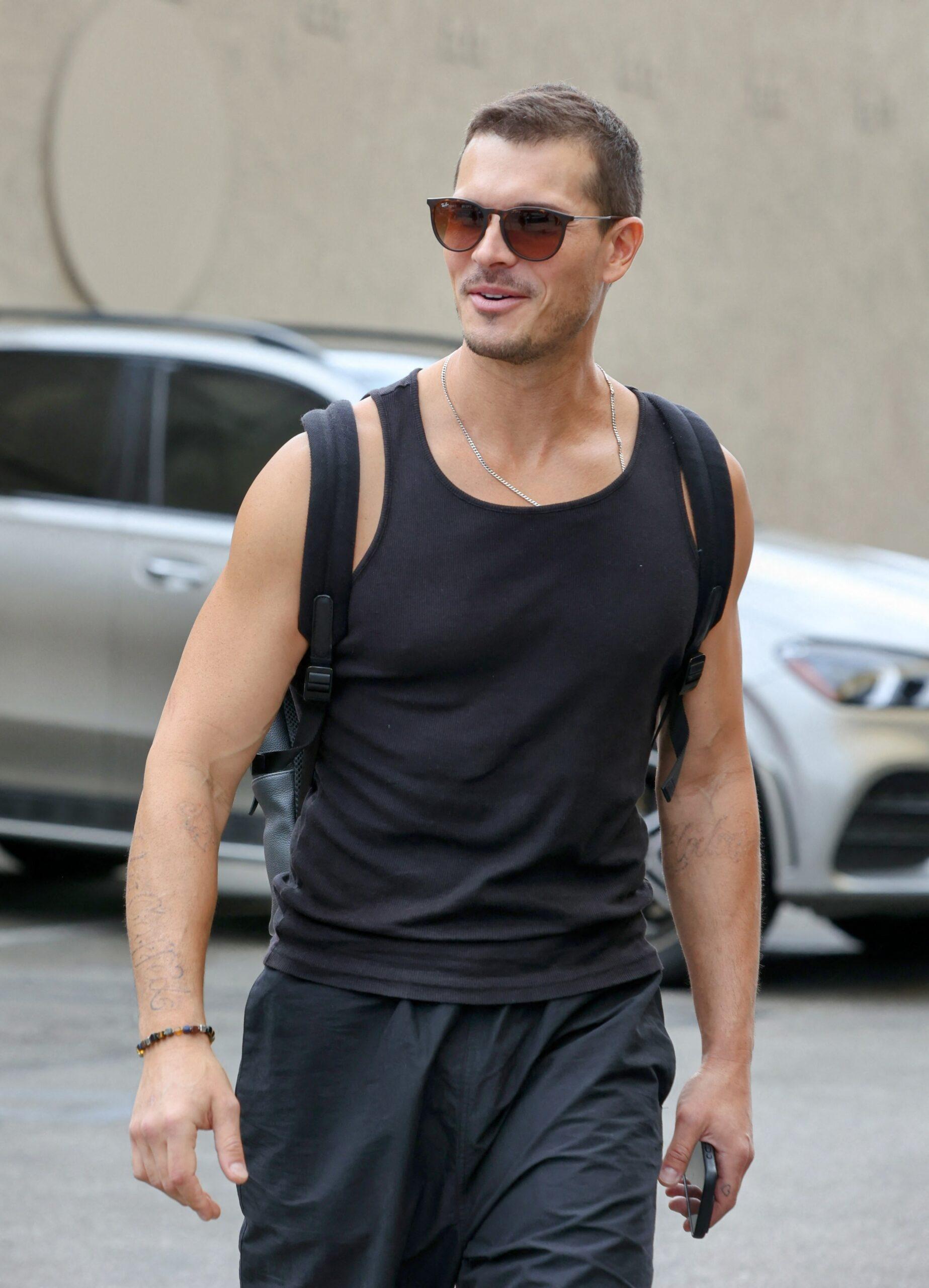 pro-dancer Gleb Savchenko at DWTS Season 33 dance rehearsals