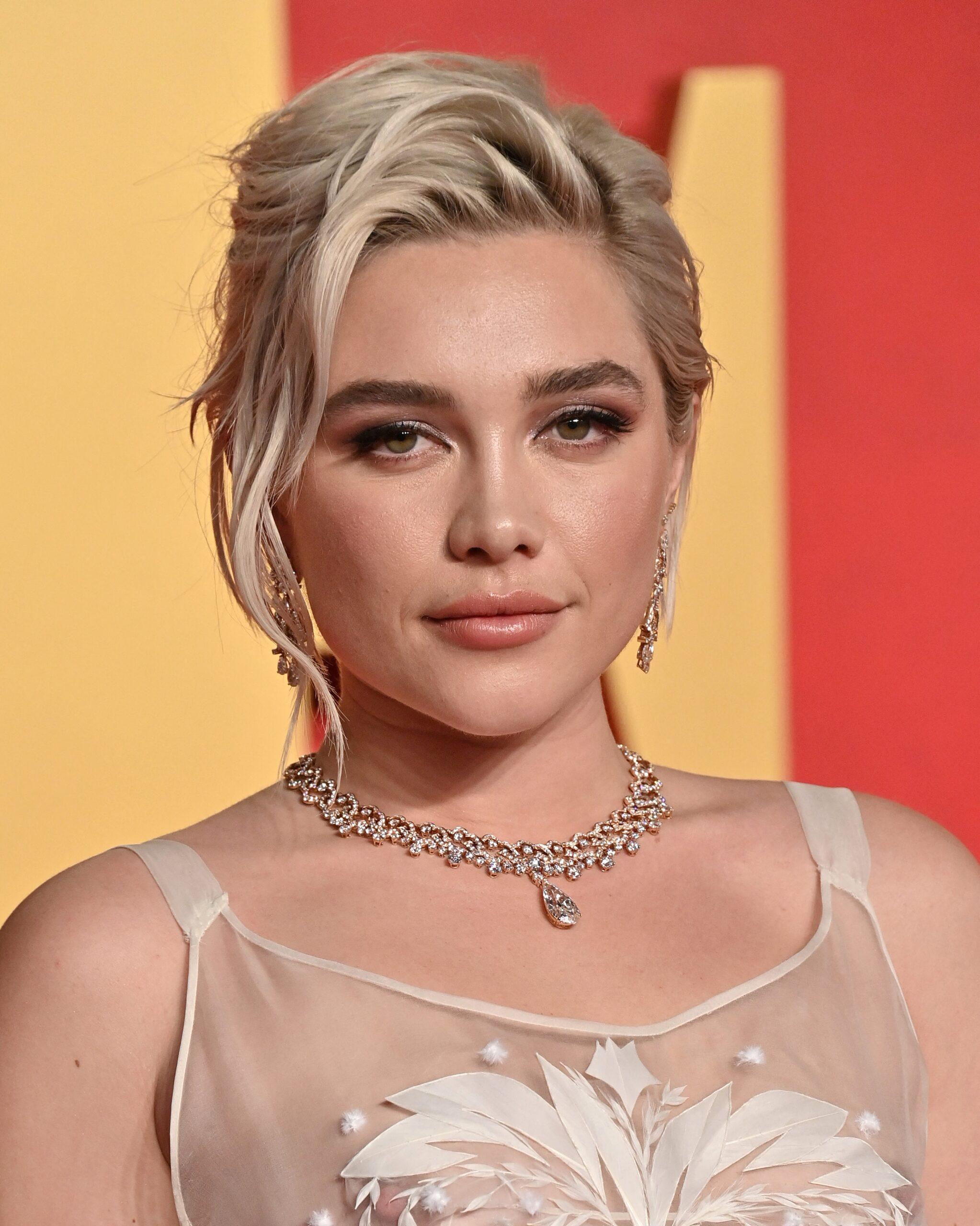 Florence Pugh na Vanity Fair Oscar Party 2024