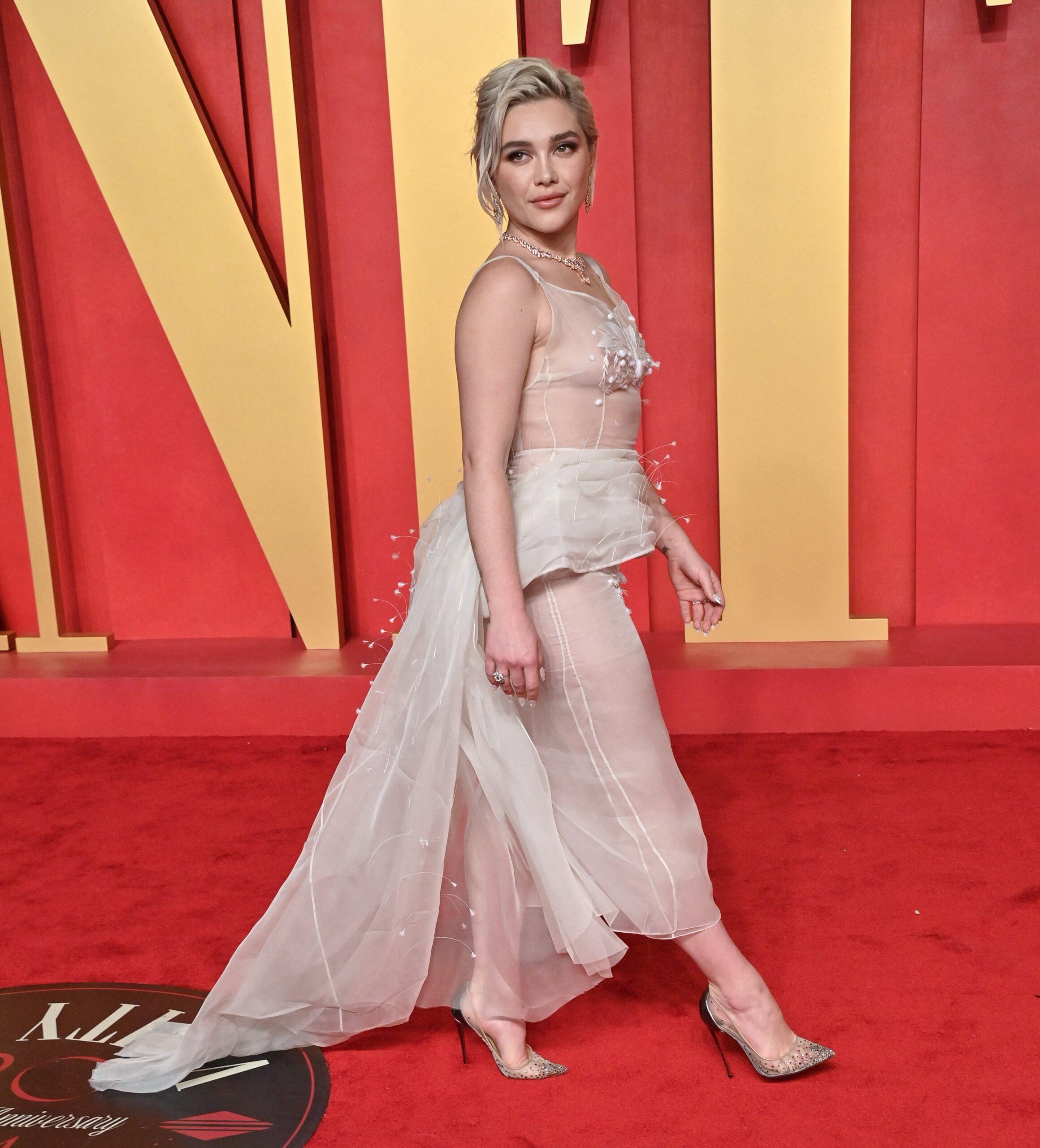 Florence Pugh na Vanity Fair Oscar Party 2024