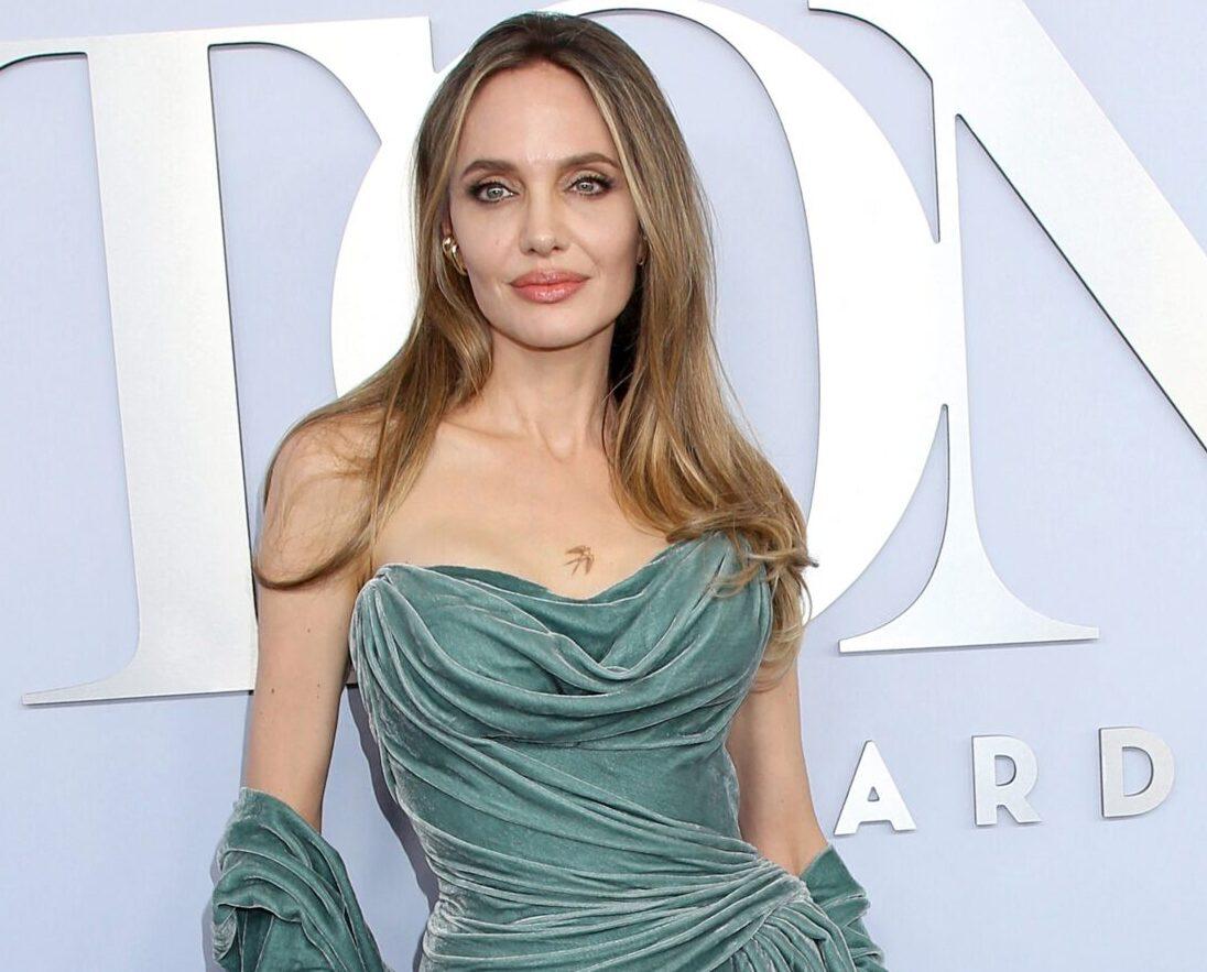 Angelina Jolie at the 77th Tony Awards