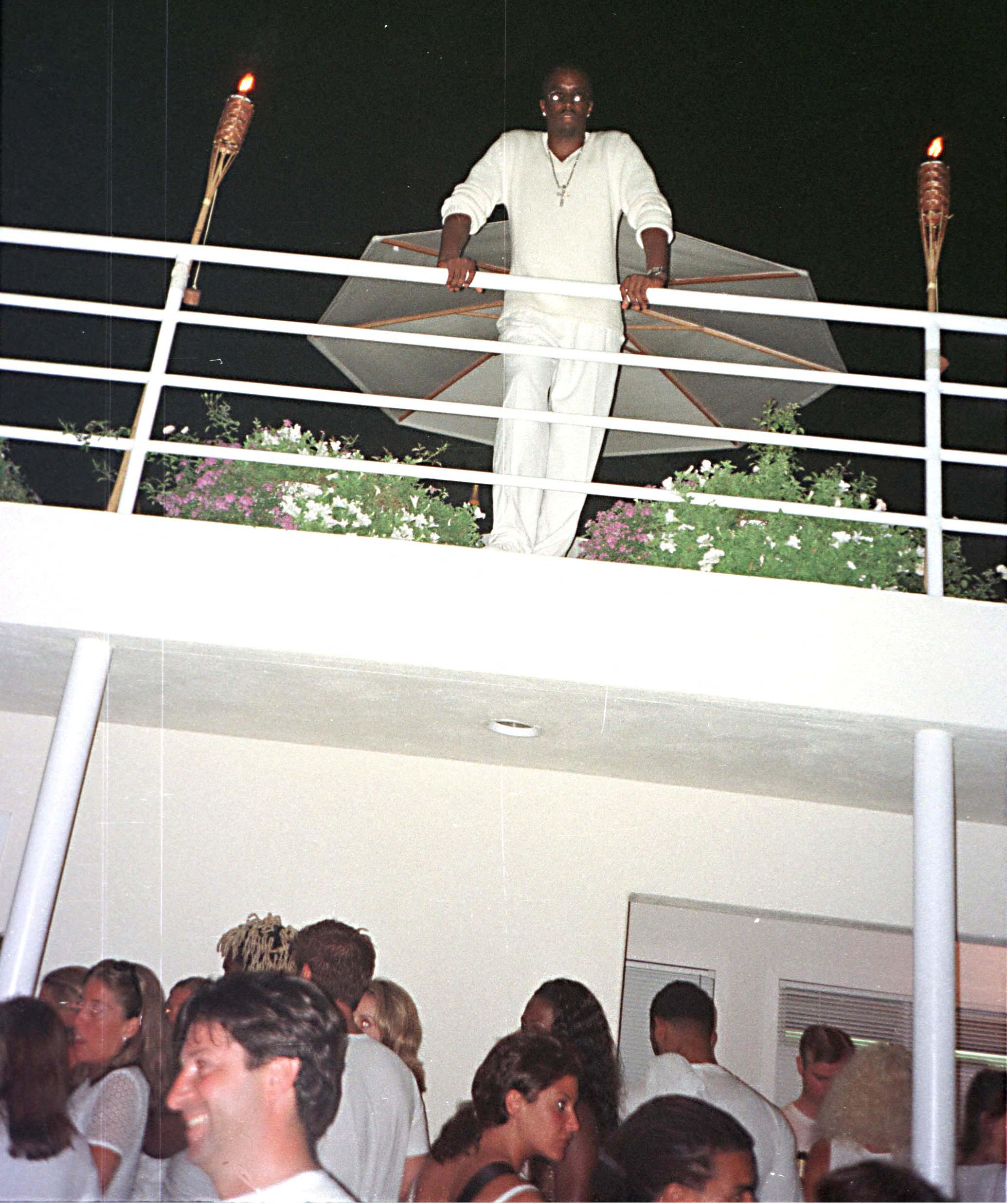 Diddy's Work Day party in the Hamptons in 1999