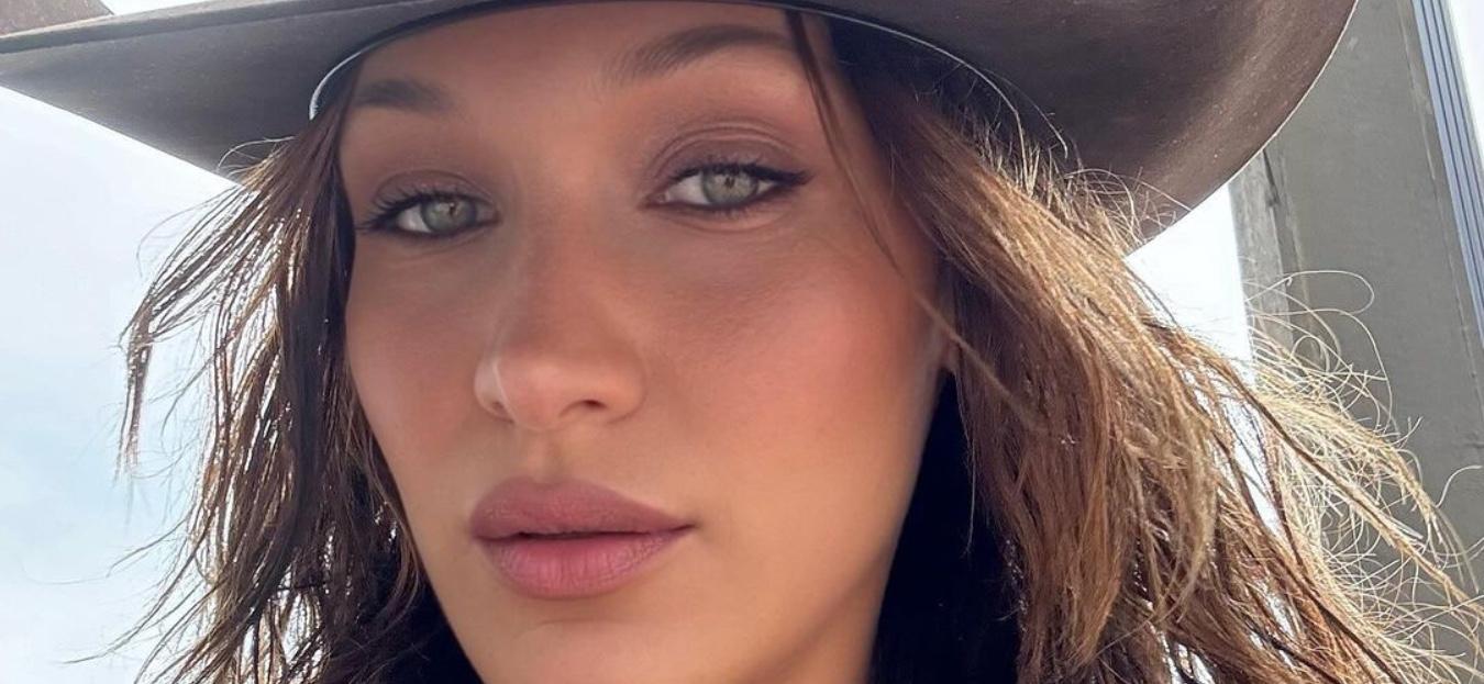 Bella Hadid snaps a selfie.