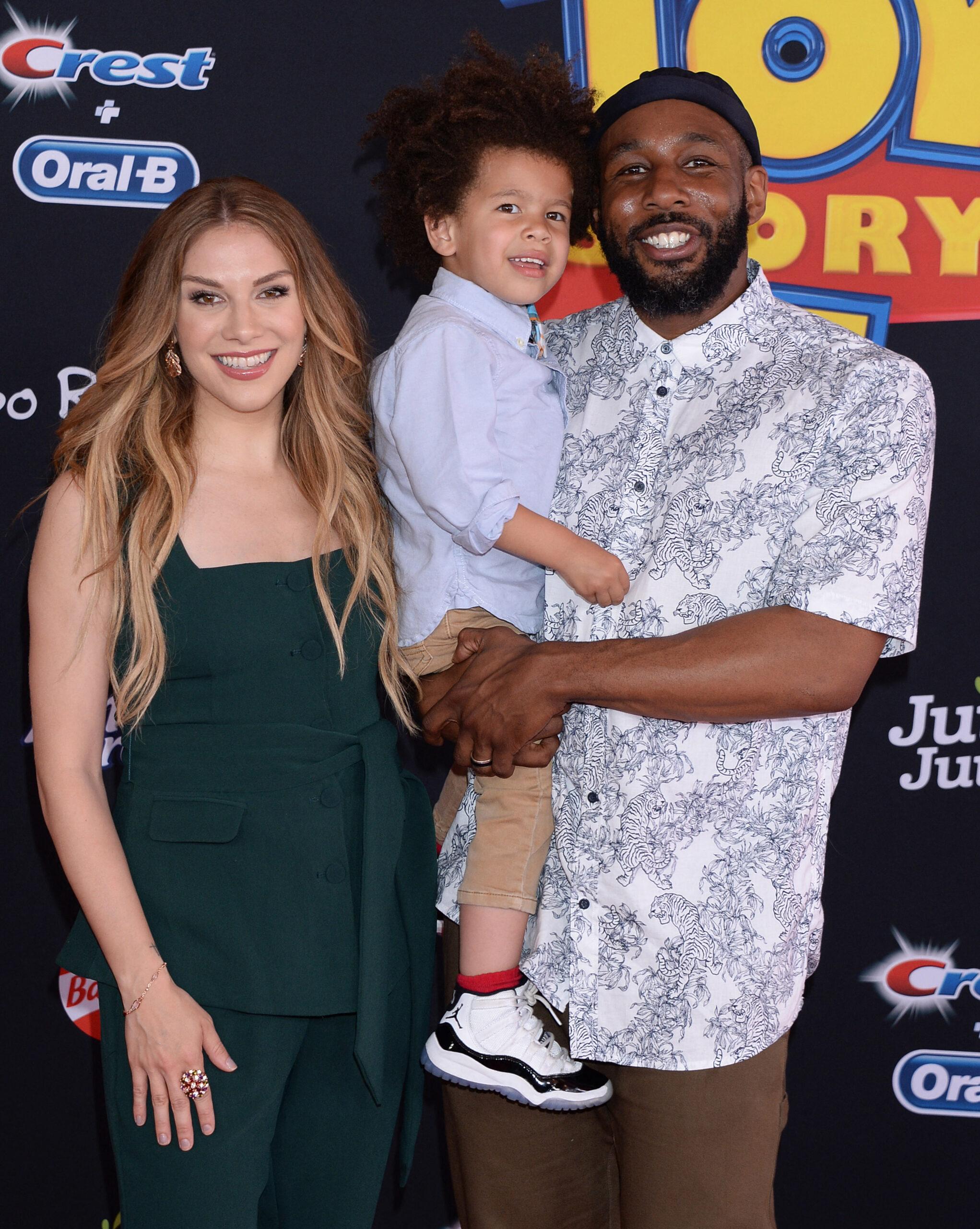 Allison Holker and tWitch at Toy Story 4