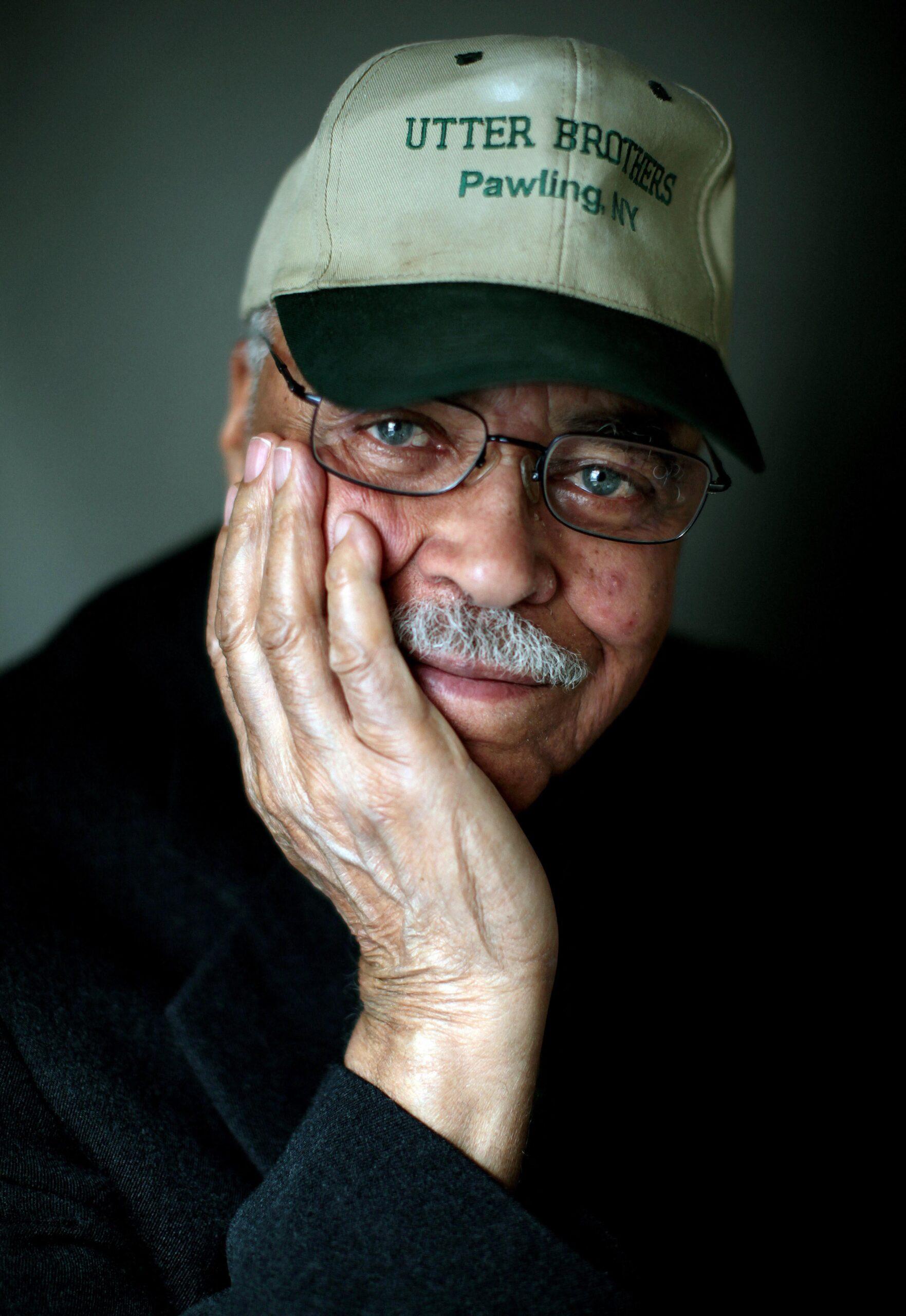 O ator James Earl Jones fotografado no Wyndham's Theatre 