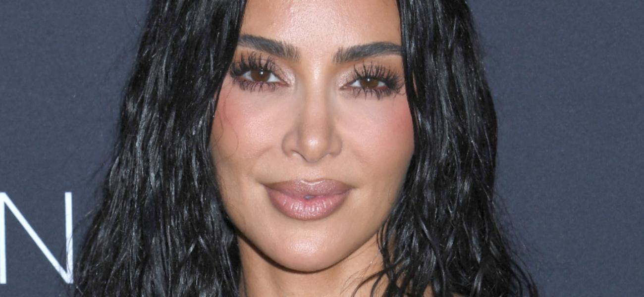 Kim Kardashian close up