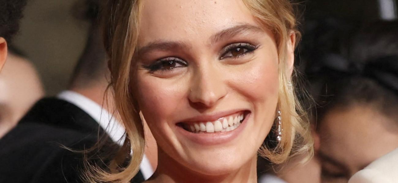 Lily-Rose Depp close up