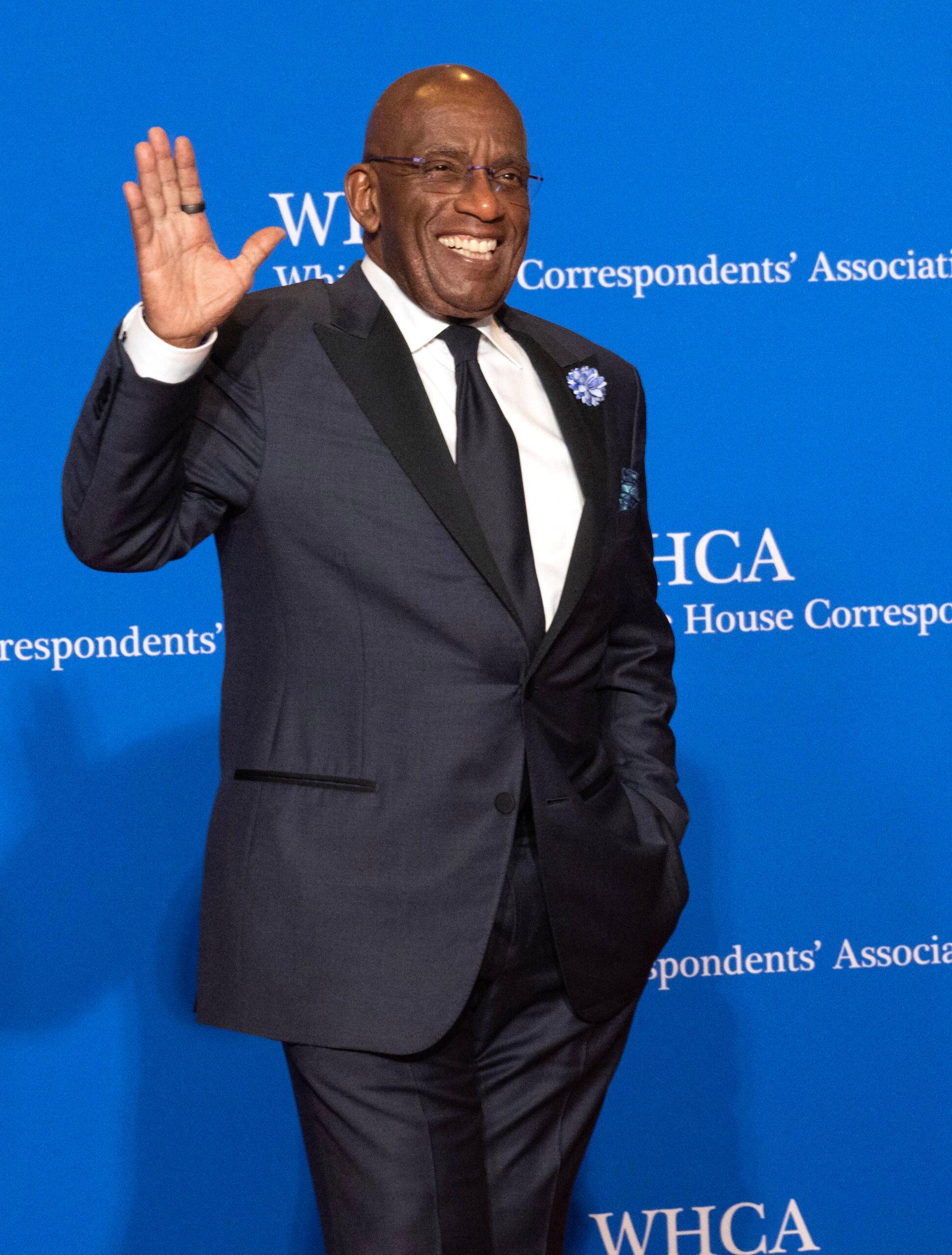 Al Roker na chegada do jantar dos correspondentes na Casa Branca em 2024