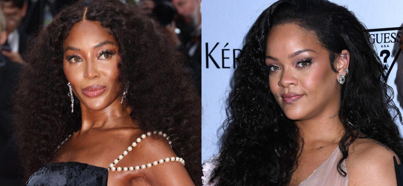 Naomi Campbell (left) Rihanna (right)