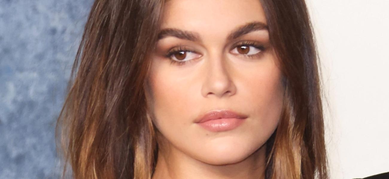 Kaia Gerber close up