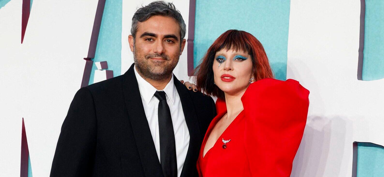 Michael Polansky and Lady Gaga at the "Joker: Folie À Deux" Venice Premiere