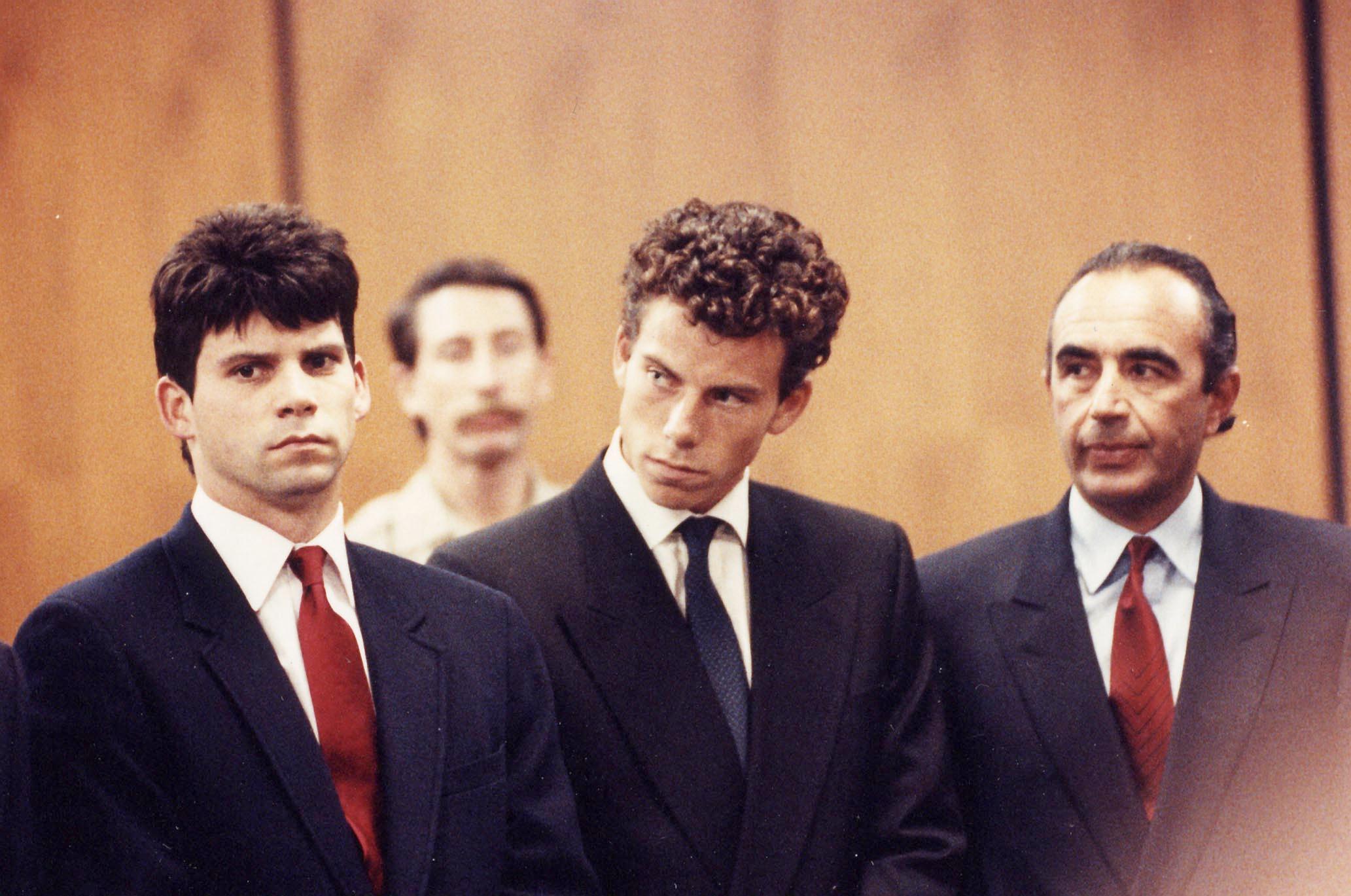 Erik and Lyle Menendez in court