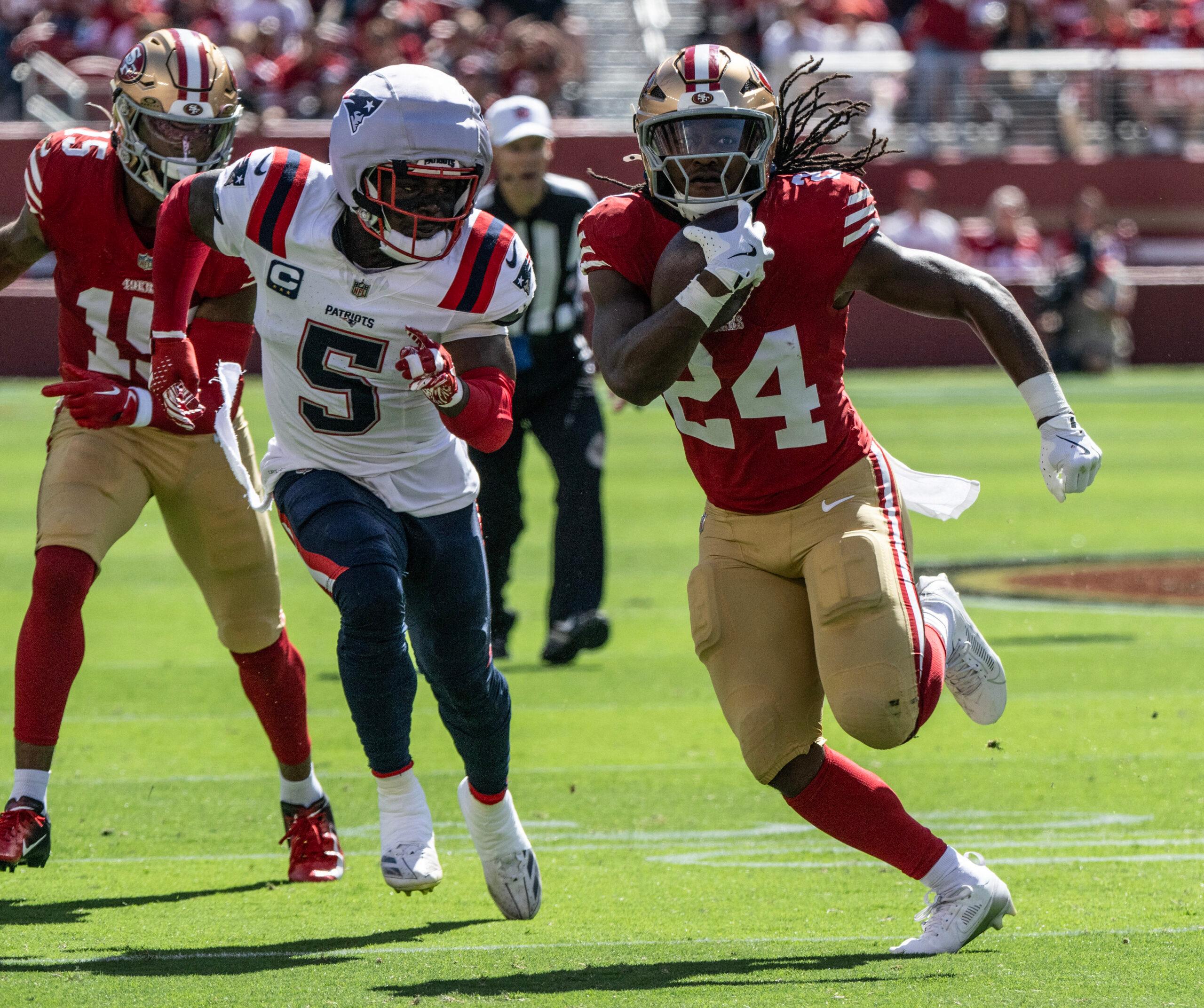 New England Patriots safety Jabrill Peppers at Levi's Stadium