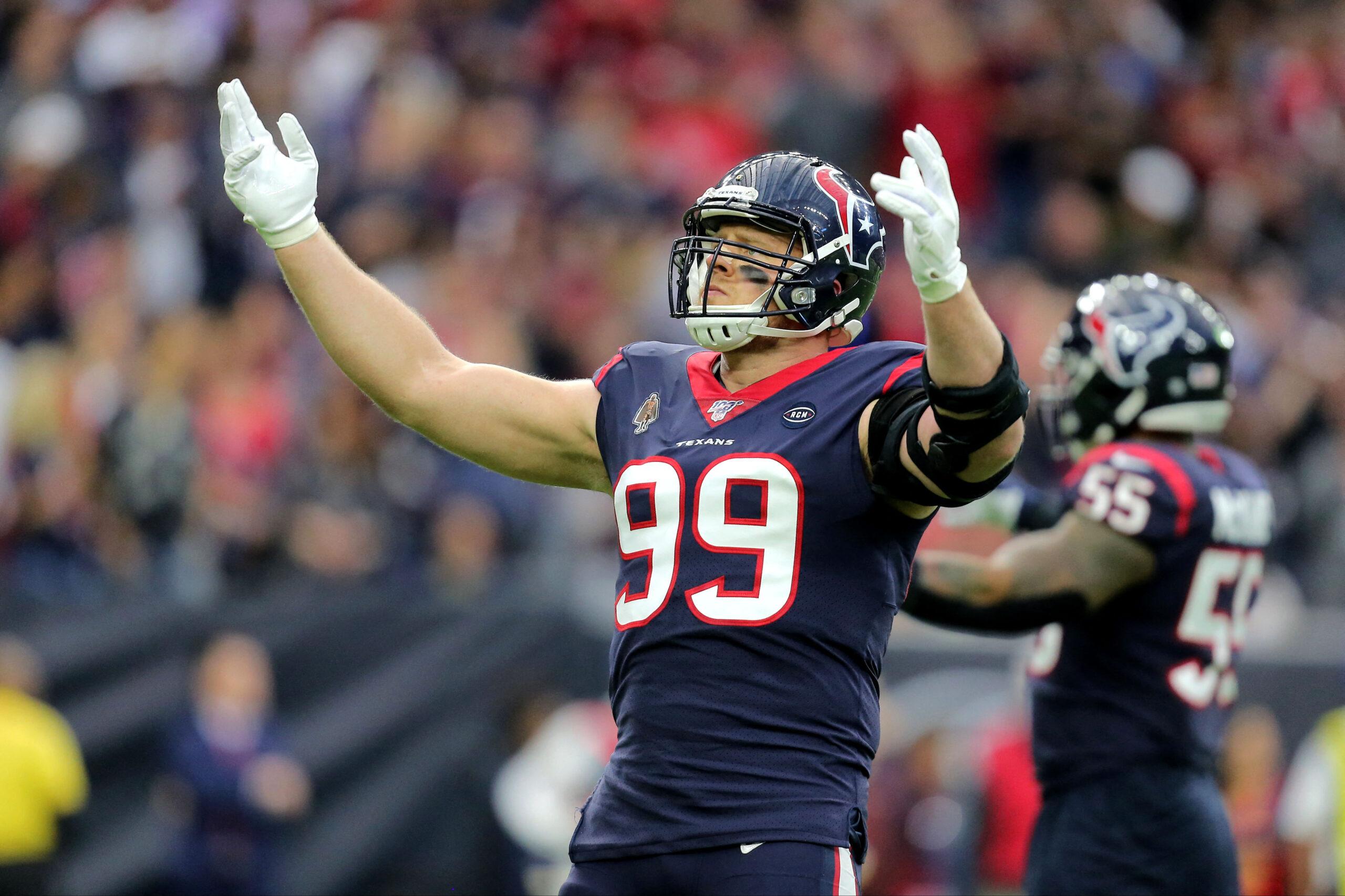 JJ Watt during AFC Wild Card 2019