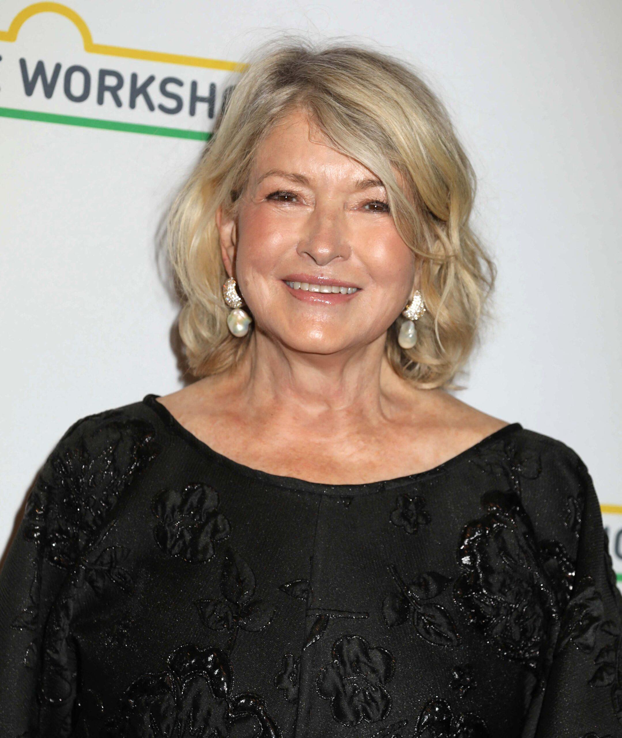 Martha Stewart na gala anual de benefícios da Sesame Workshops