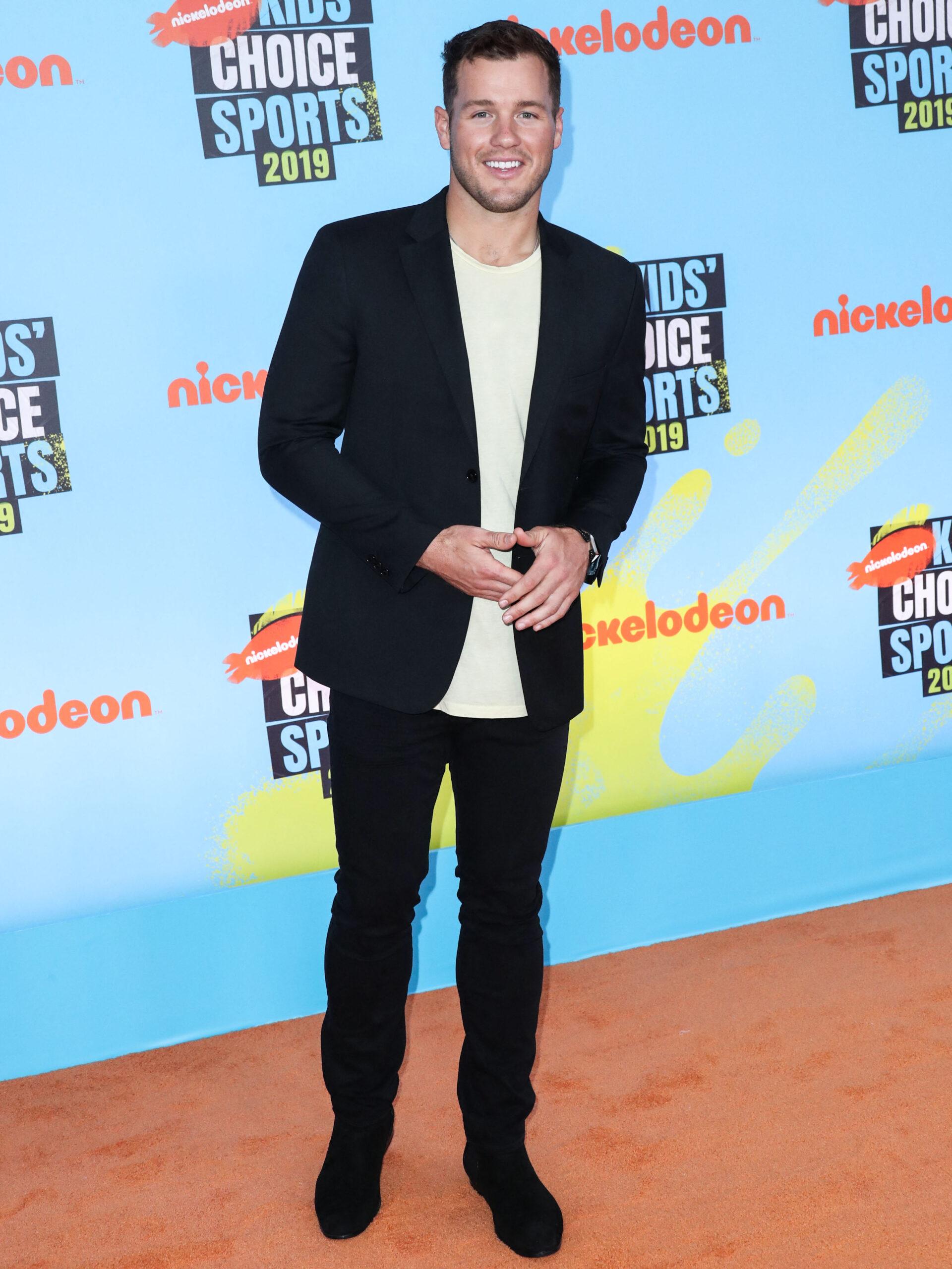 Colton Underwood at Nickelodeon Kids Choice Awards