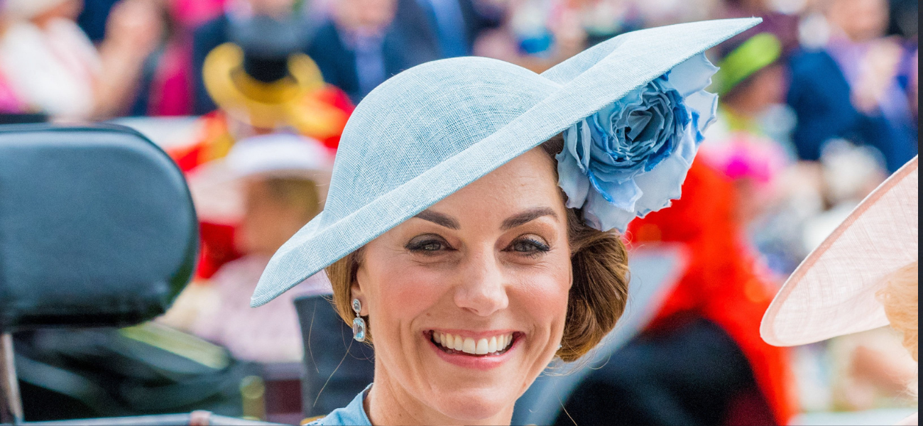 Princess Kate rocks a blue hat