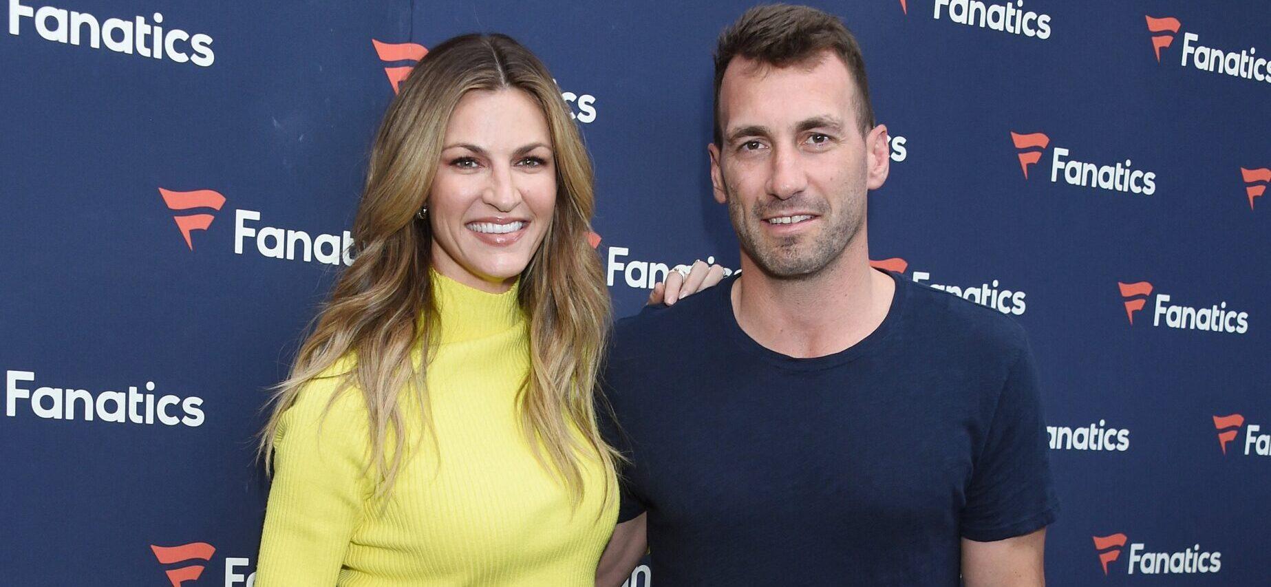 Erin Andrews and her husband at Michael Rubin's Fanatics Super Bowl Party